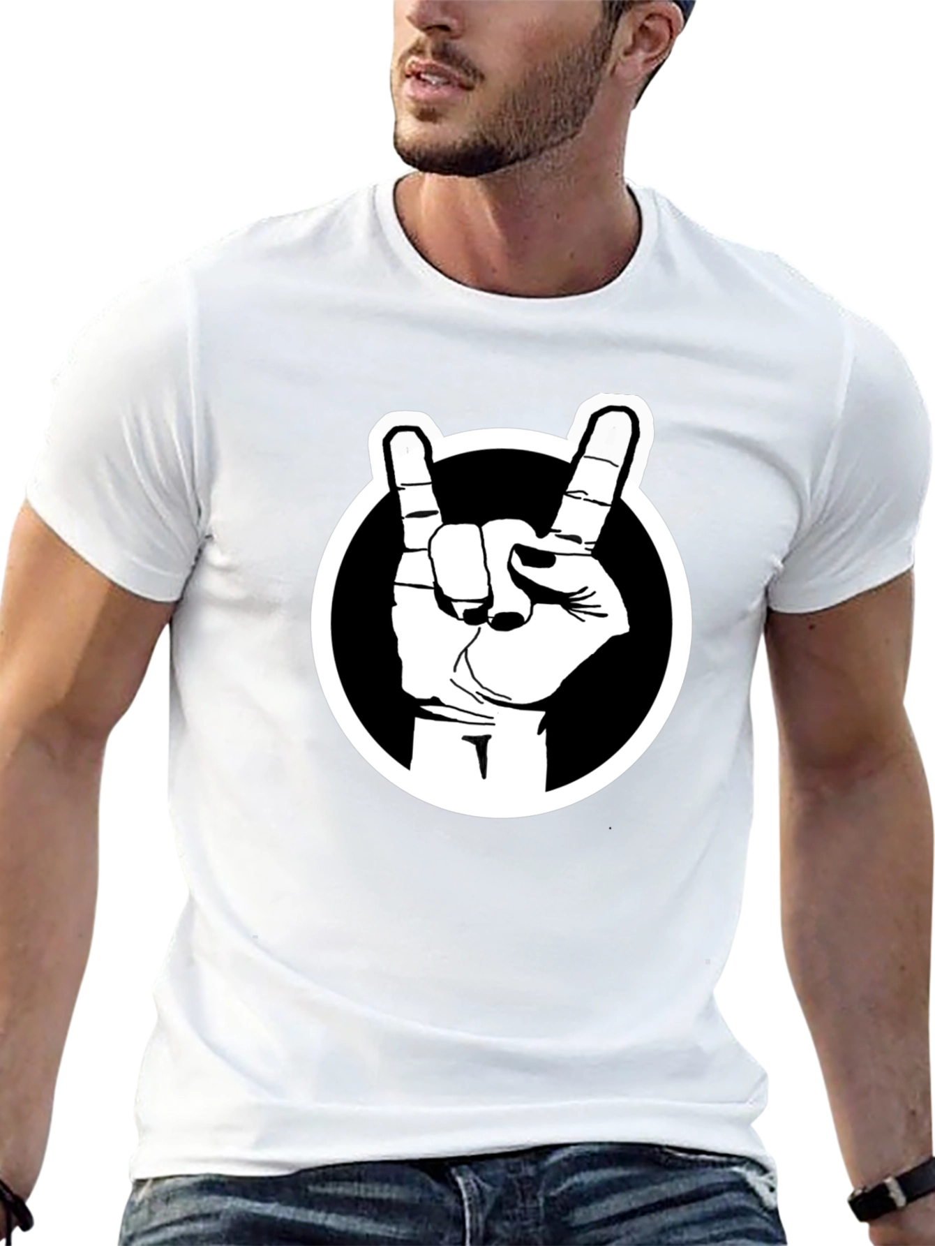 Rock On Black T-Shirt