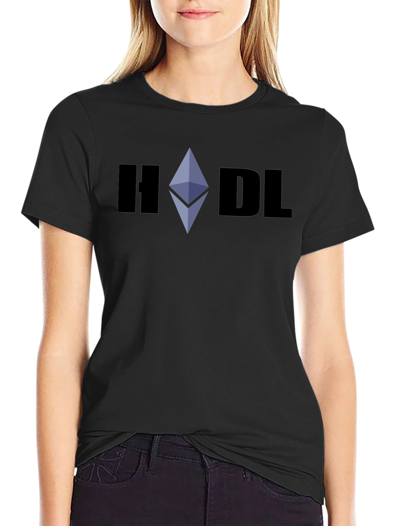 HODL Crypto T-Shirt - Ethereum Design