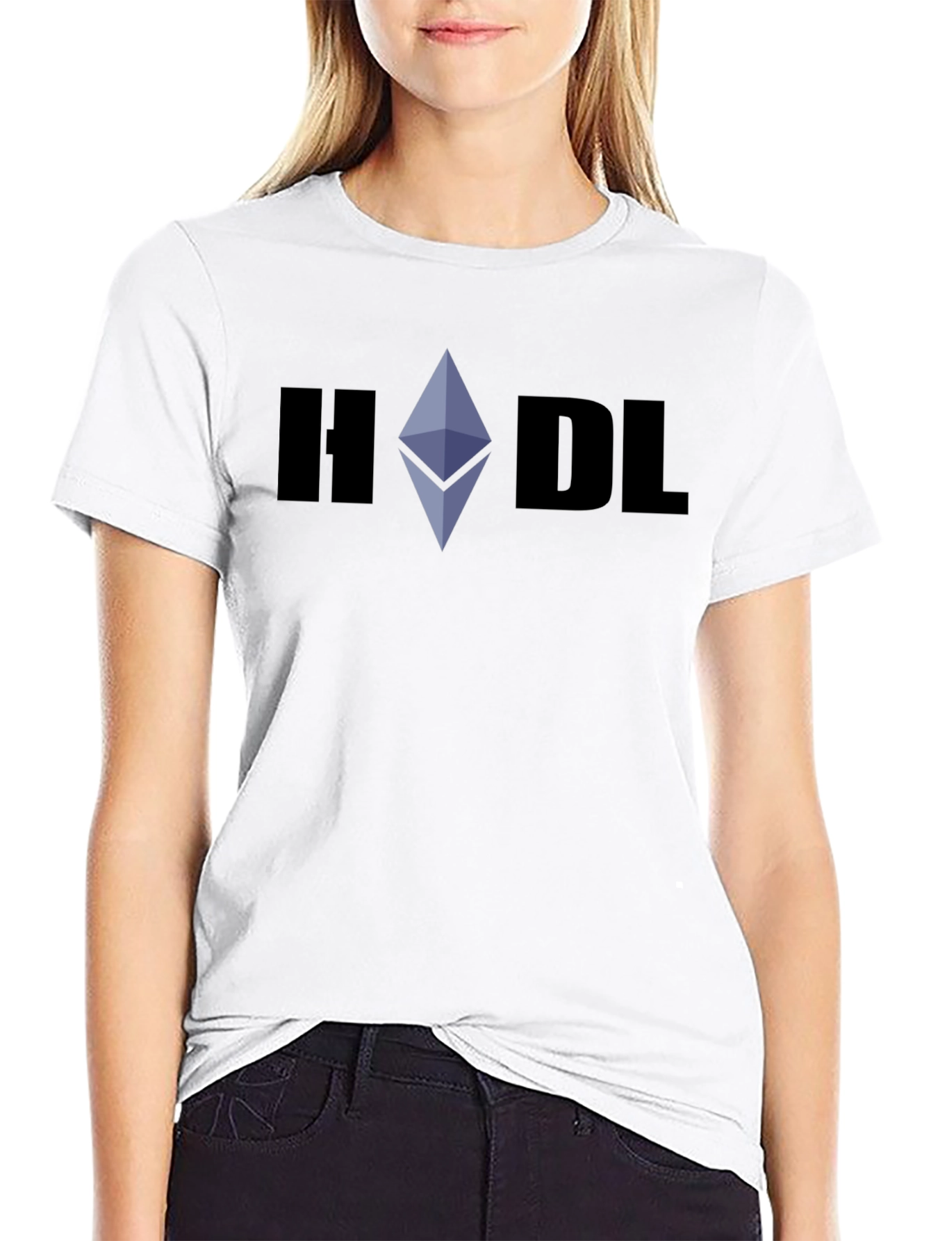 HODL Crypto T-Shirt - Ethereum Design