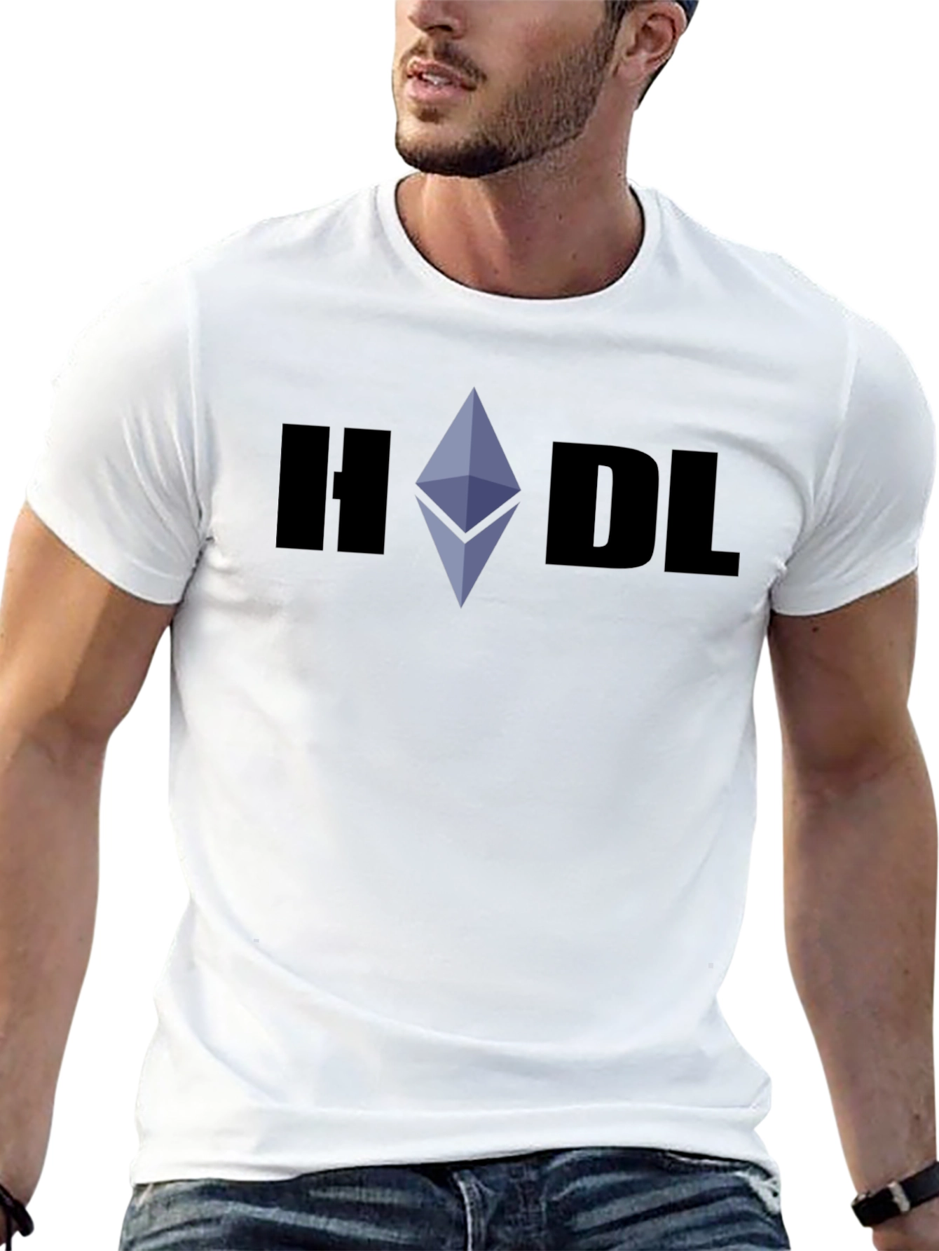 HODL Crypto T-Shirt - Ethereum Design
