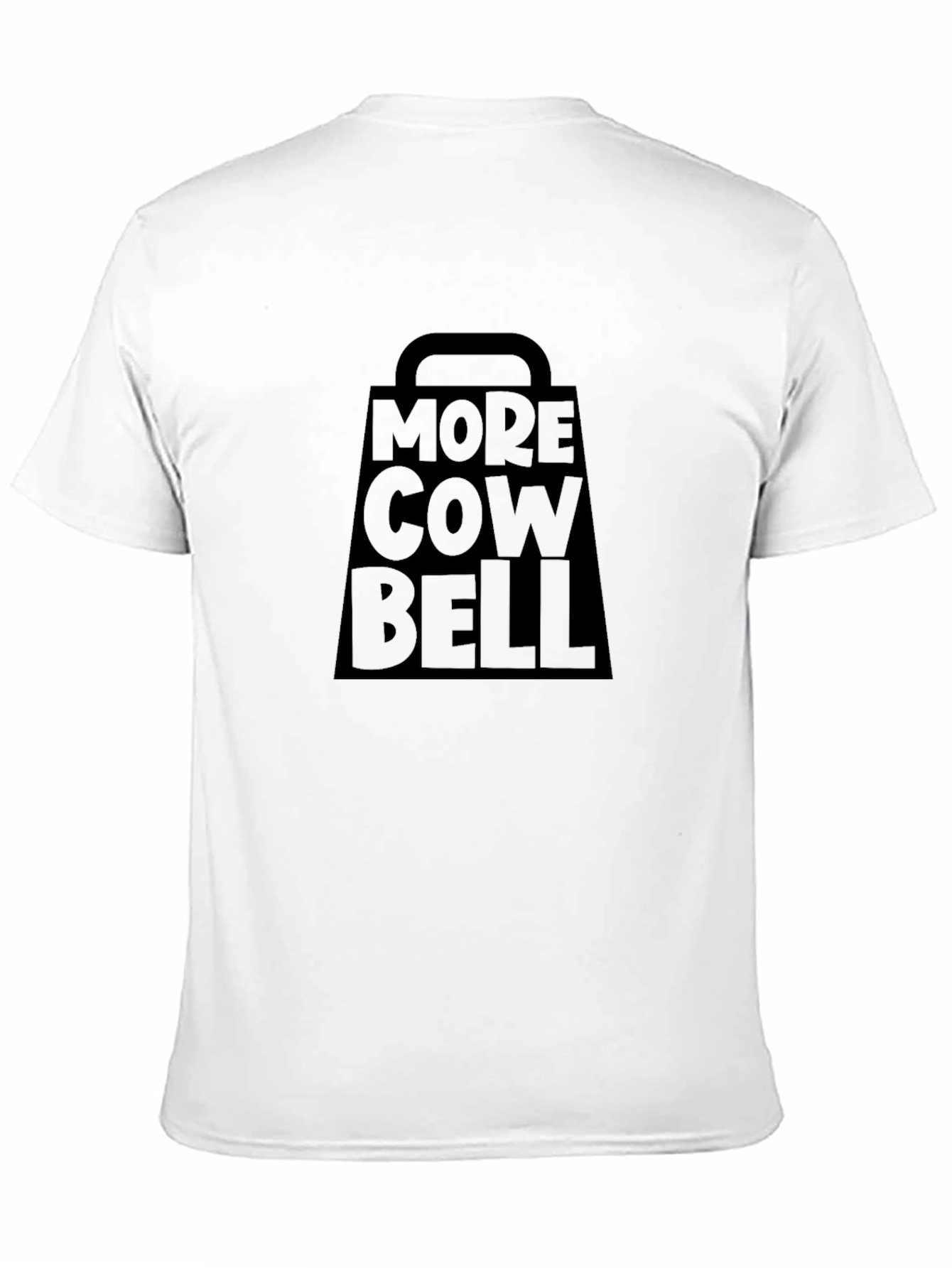 More Cowbell T-Shirt - Black Graphic Tee