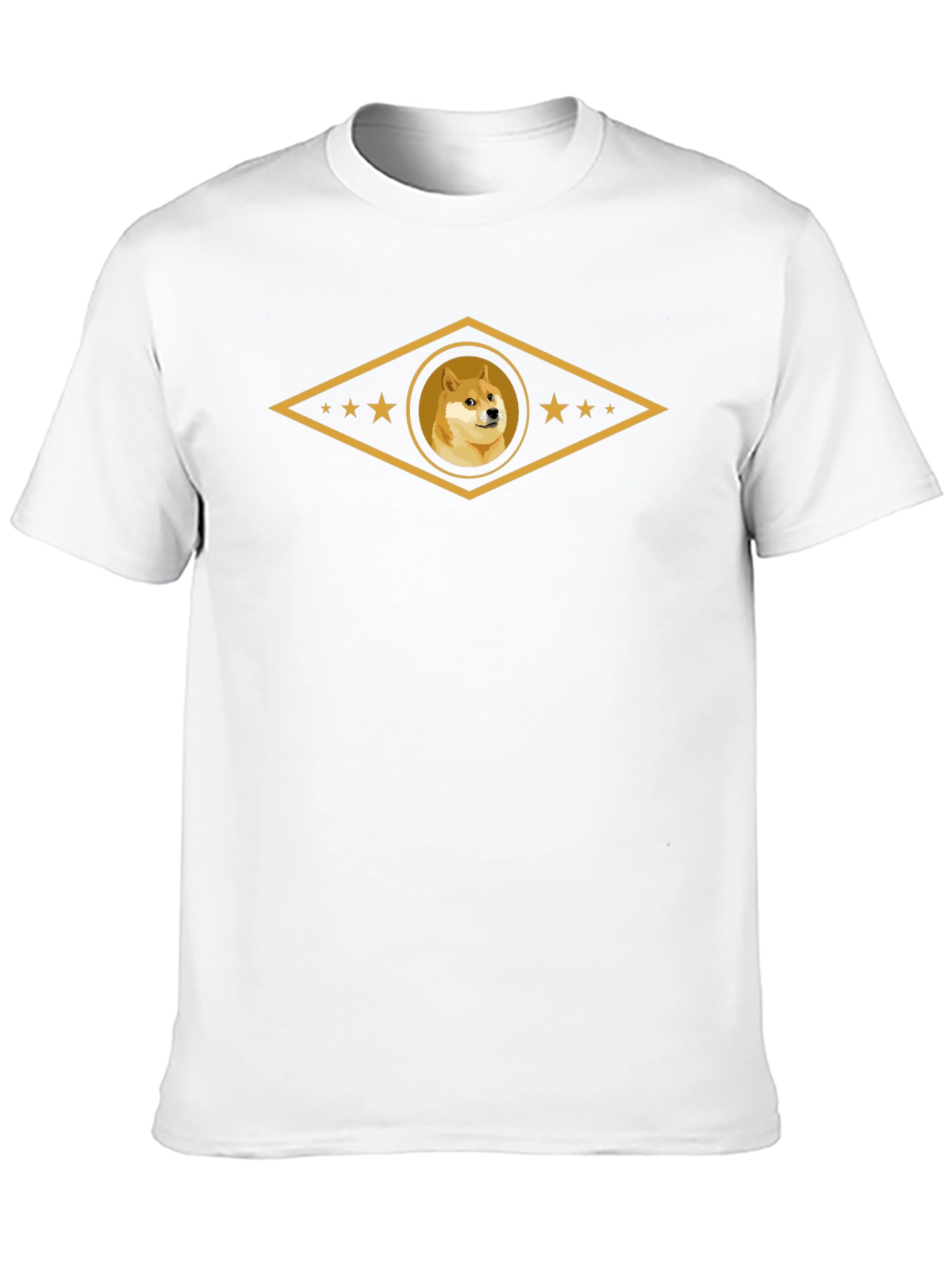 Doge Diamond T-Shirt - Casual Graphic Tee