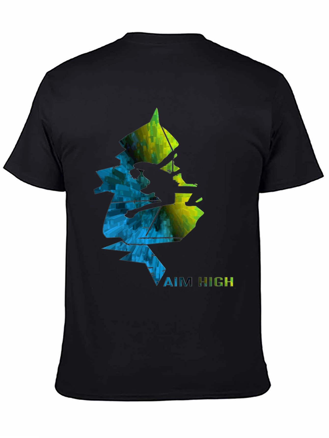 Aim High Climbing Graphic Tee - Black
