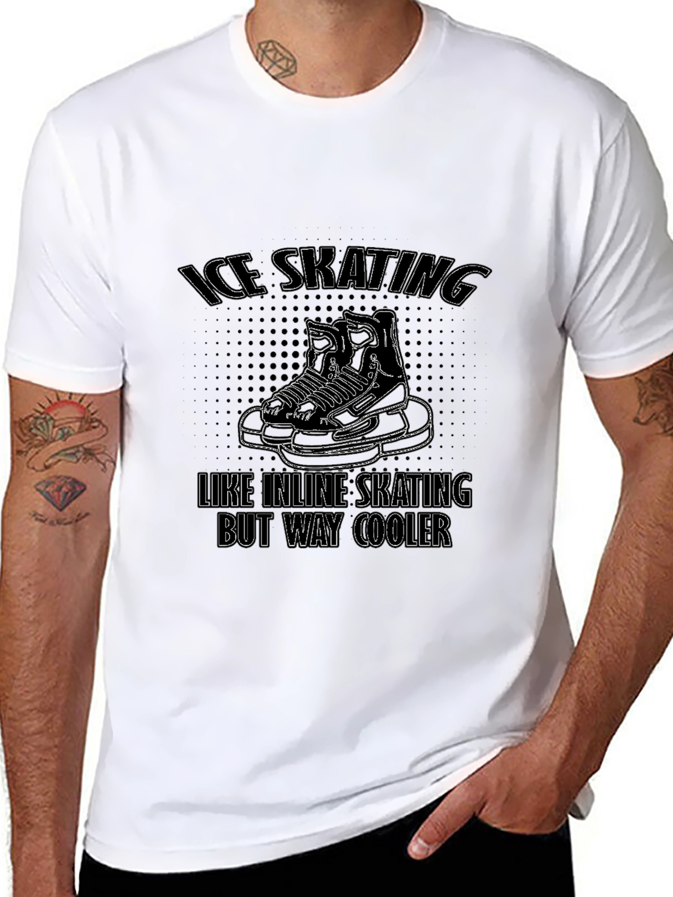 Ice Skating Cooler T-Shirt
