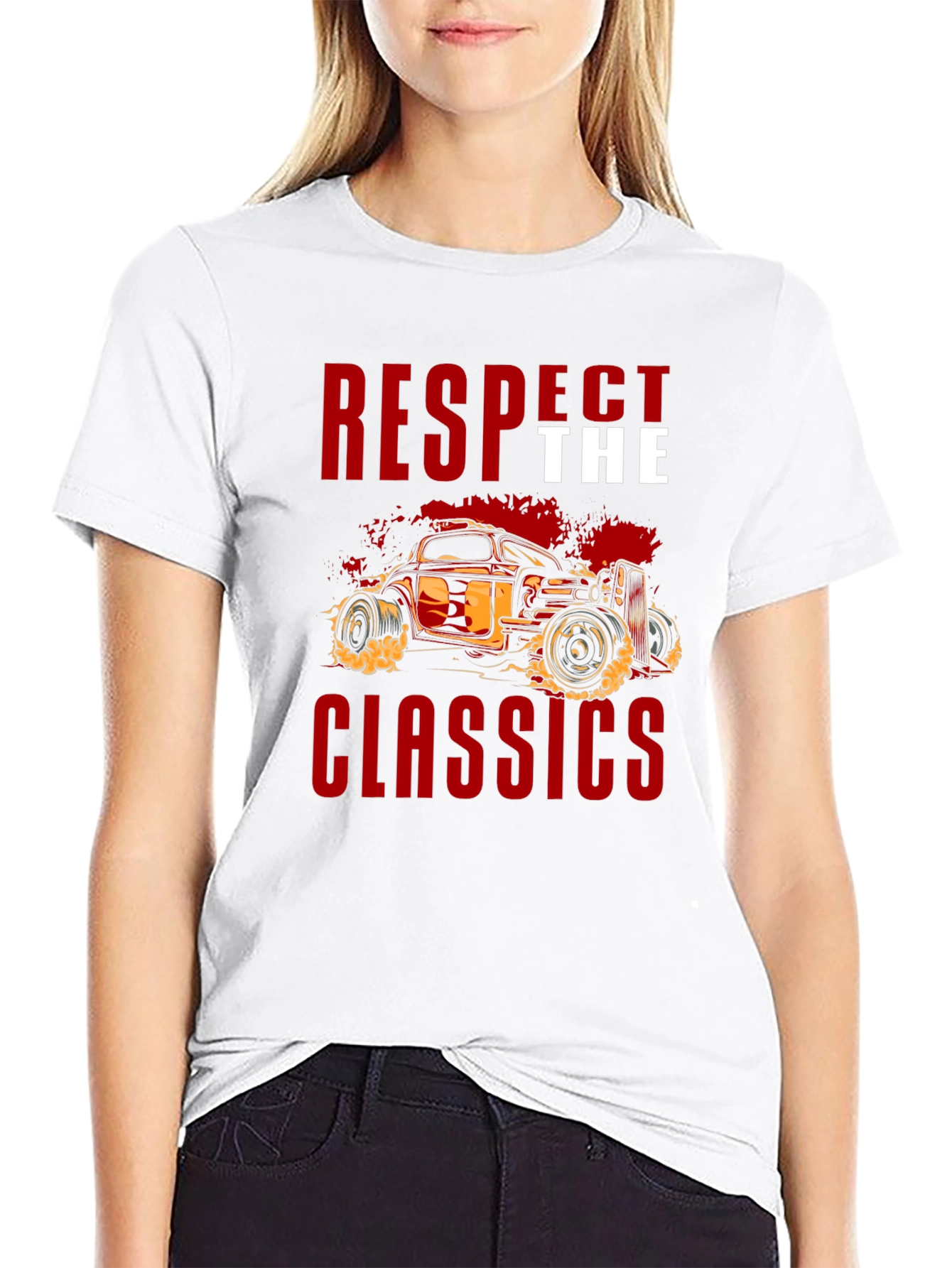 Respect the Classics Car Graphic T-Shirt