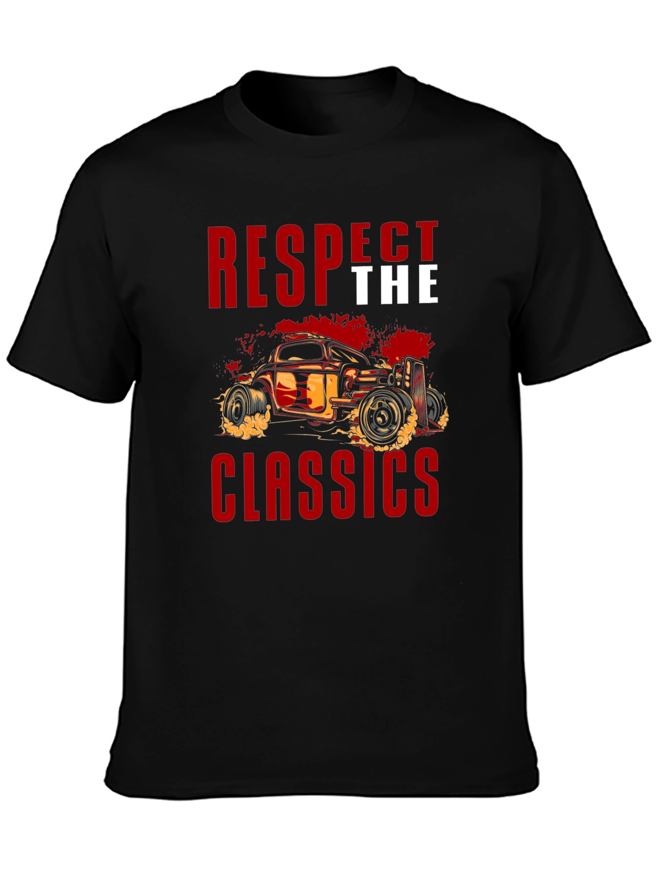 Respect the Classics Car Graphic T-Shirt