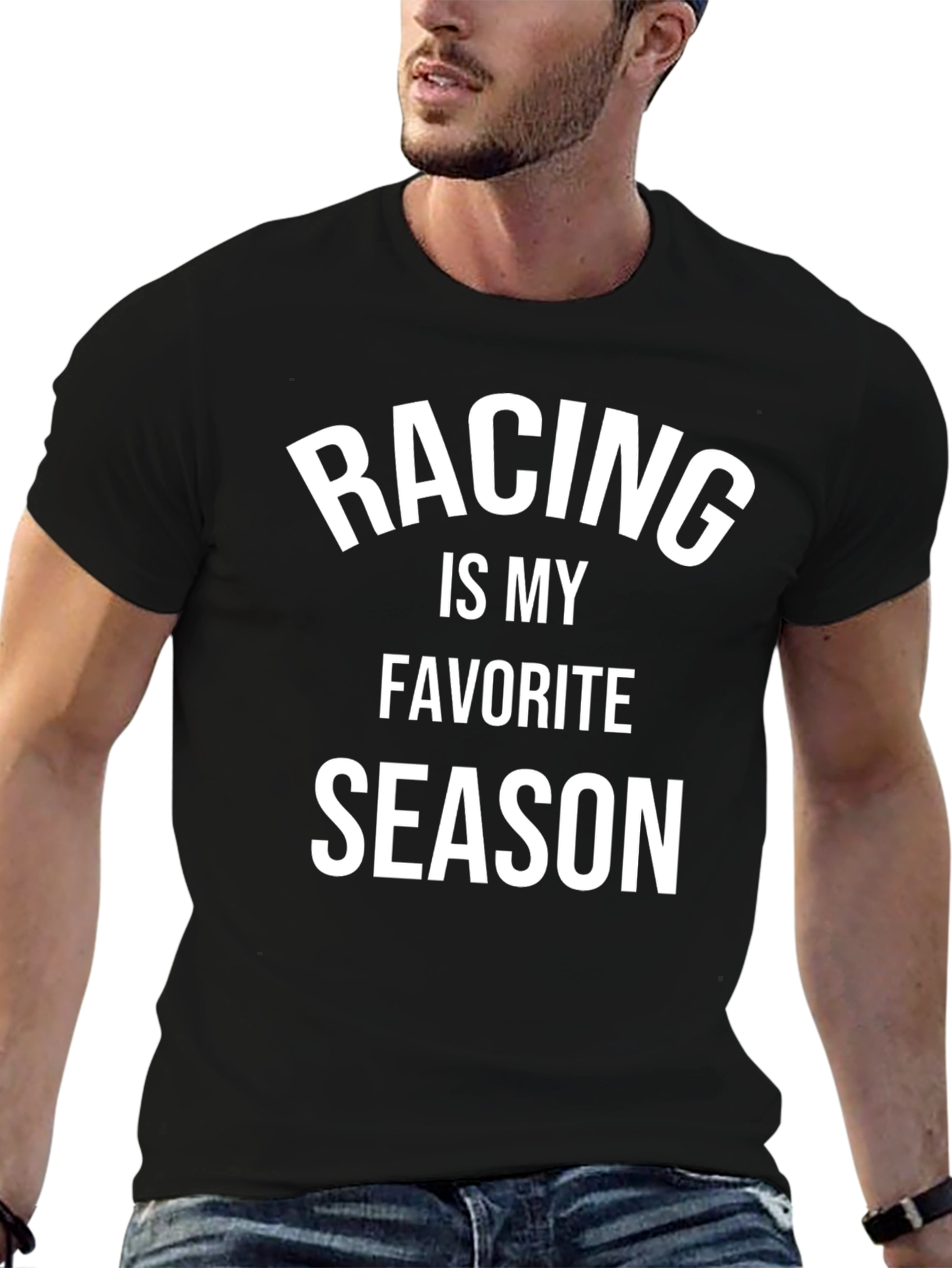 Racing Is My Favorite Season Graphic T-Shirt
