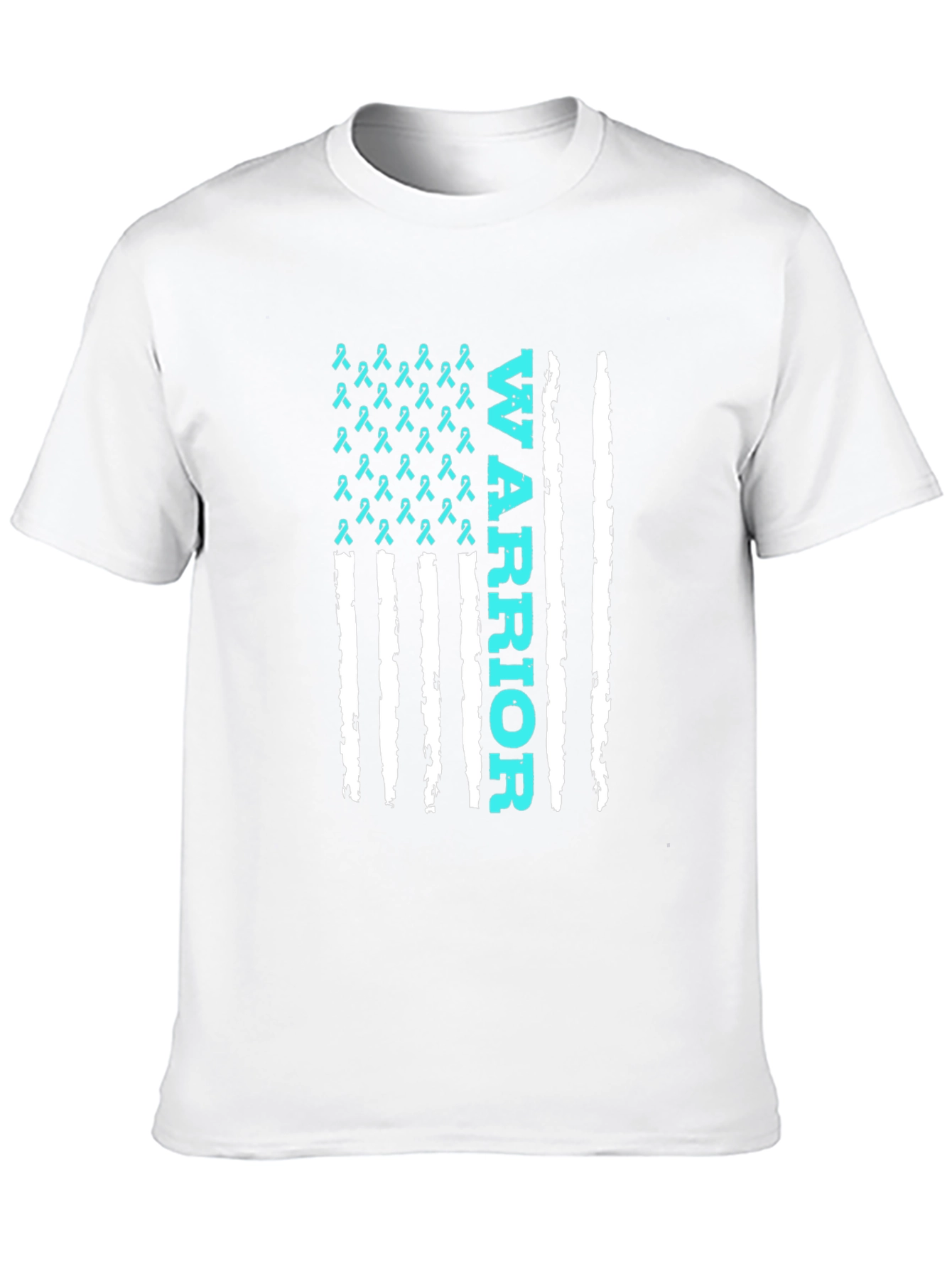 Warrior Ribbon Awareness Graphic Tee