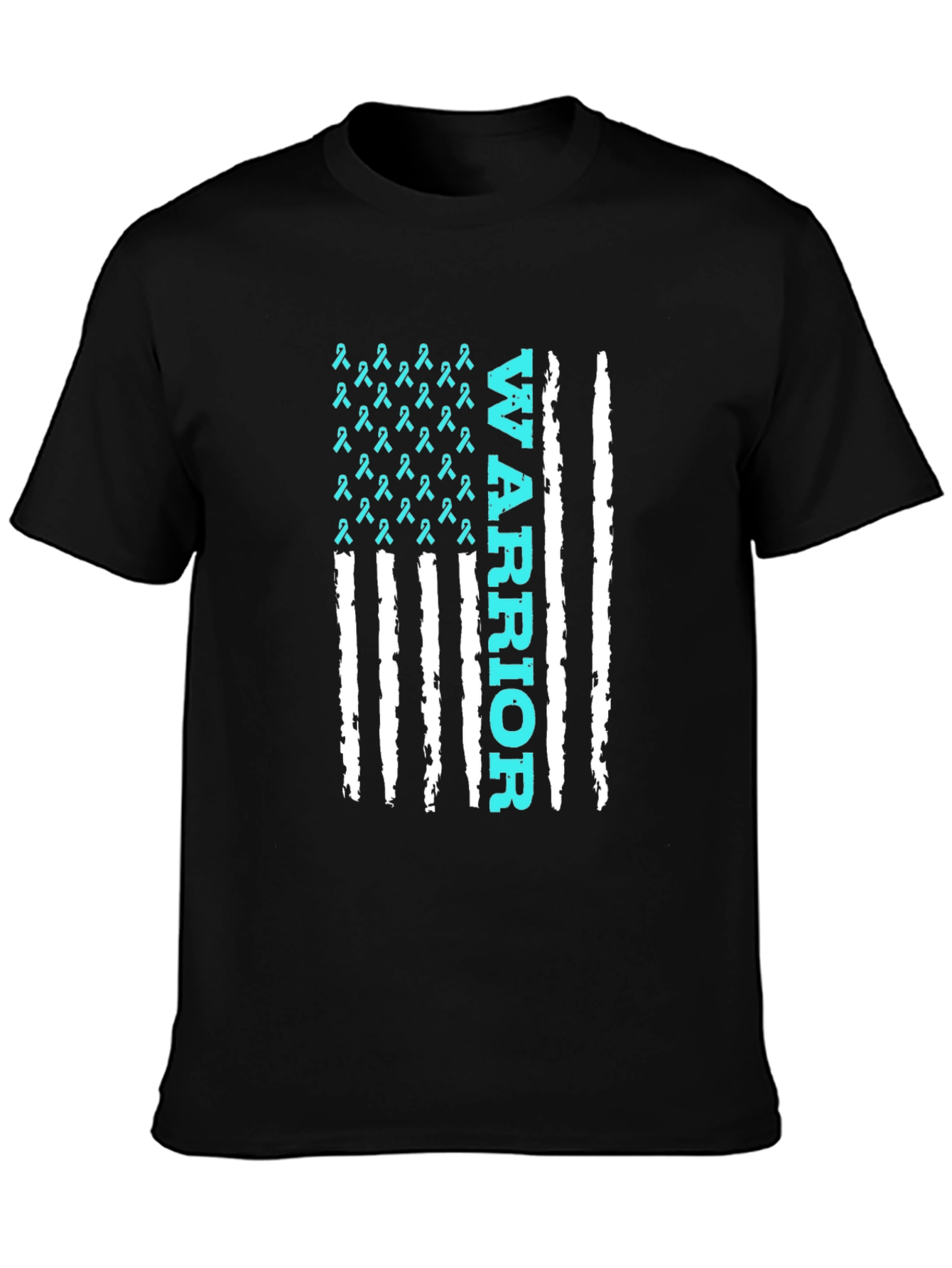 Warrior Ribbon Awareness Graphic Tee