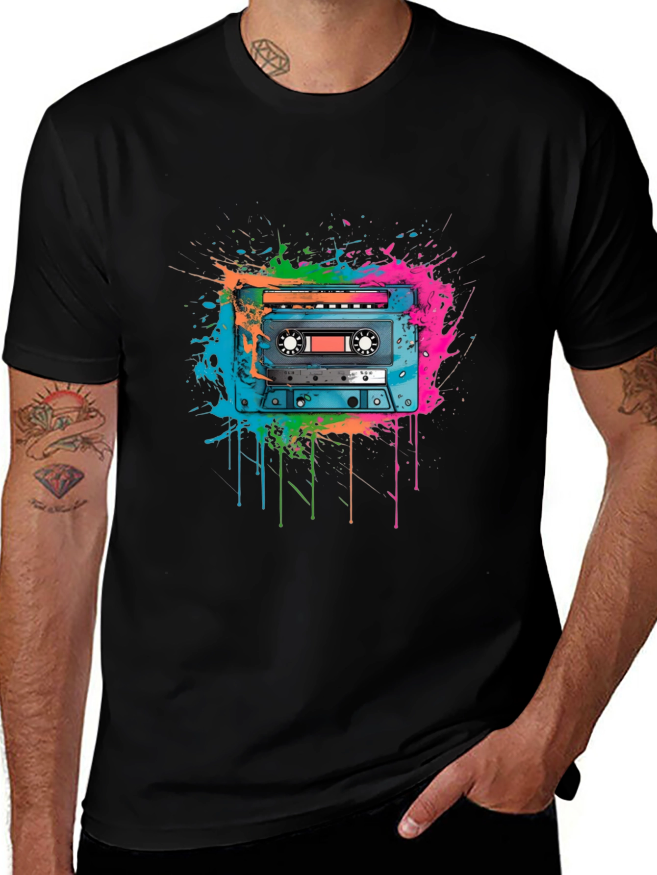 Retro Cassette Tape Graphic Tee