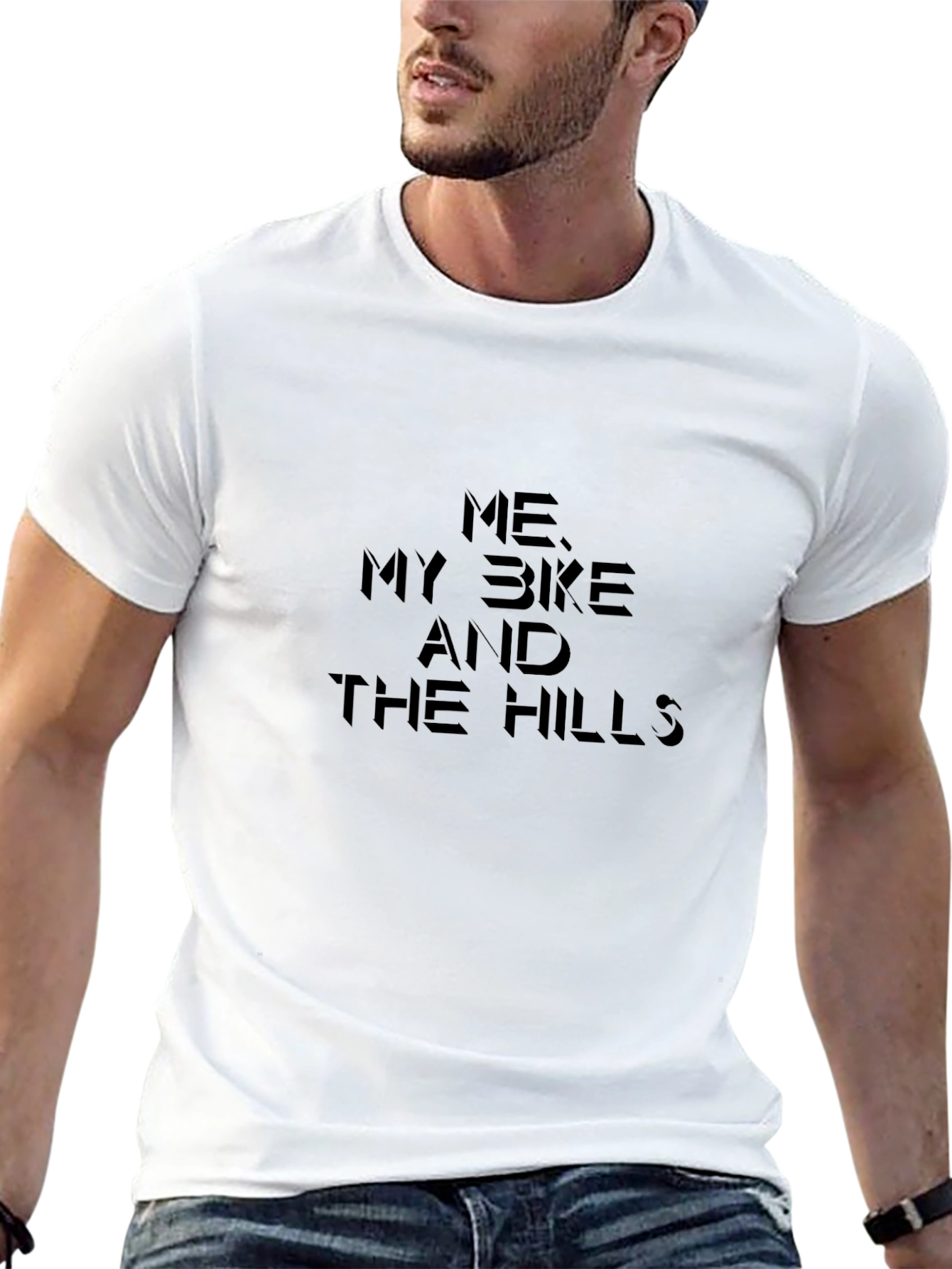 Me My Bike and The Hills Graphic T-Shirt