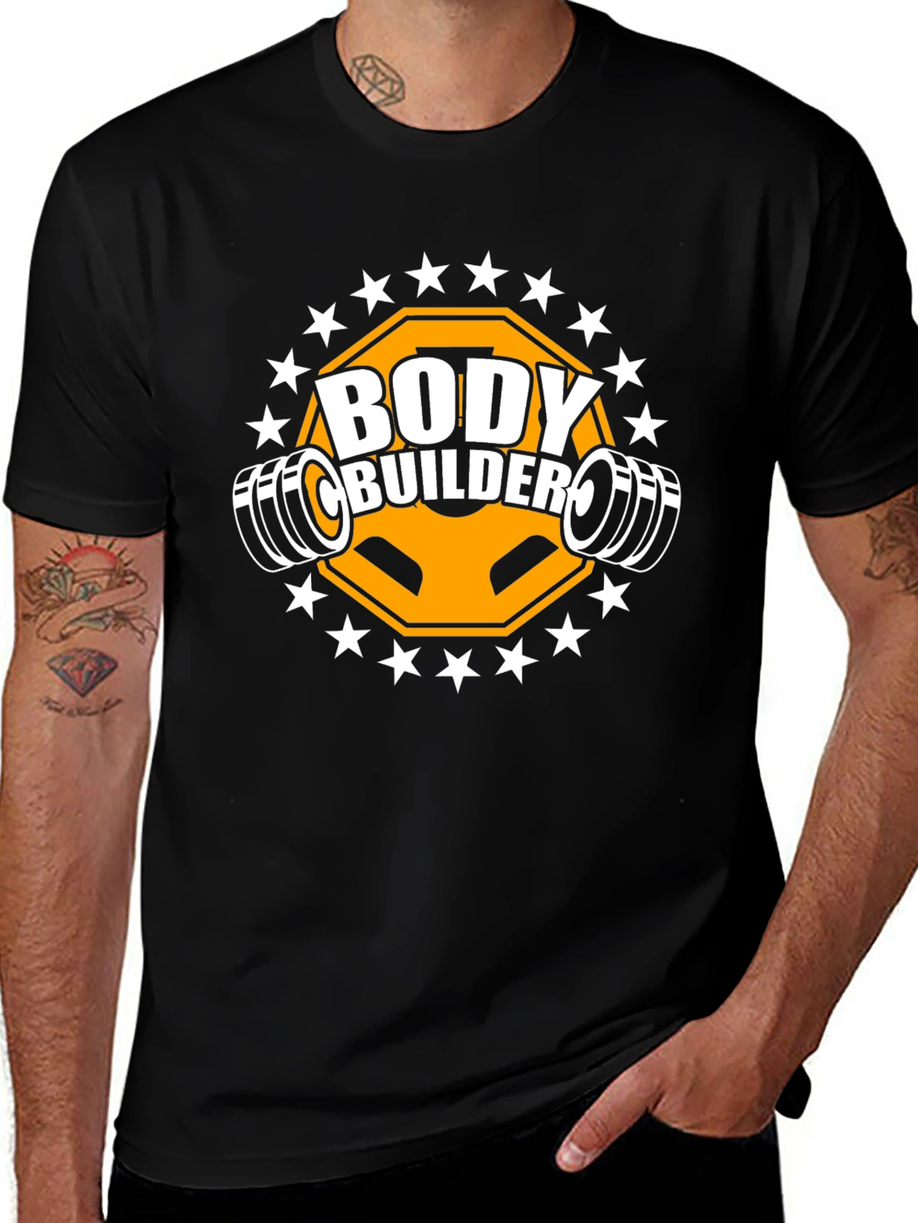 Bodybuilder T-Shirt - Fitness Gym Workout Tee