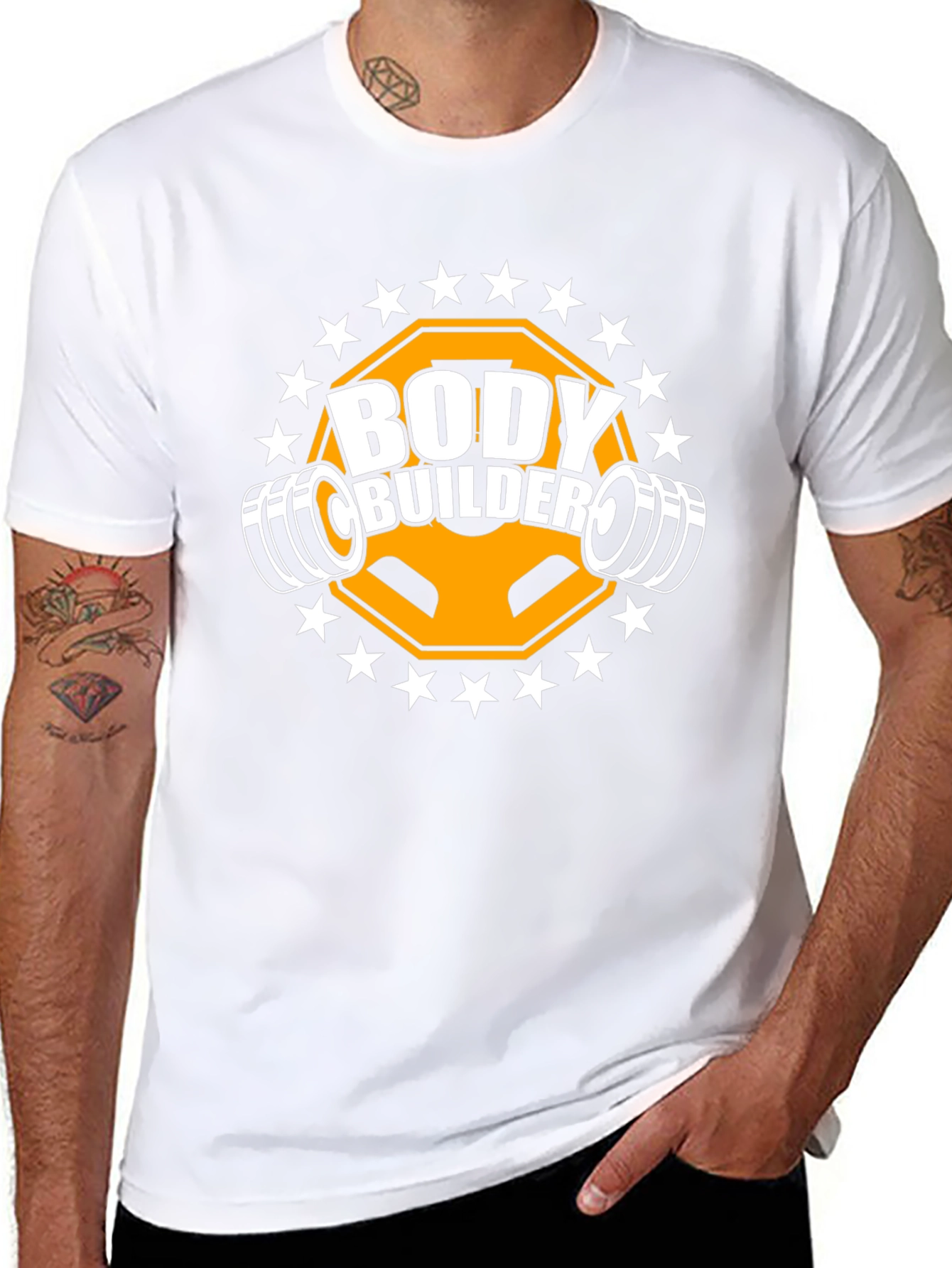 Bodybuilder T-Shirt - Fitness Gym Workout Tee