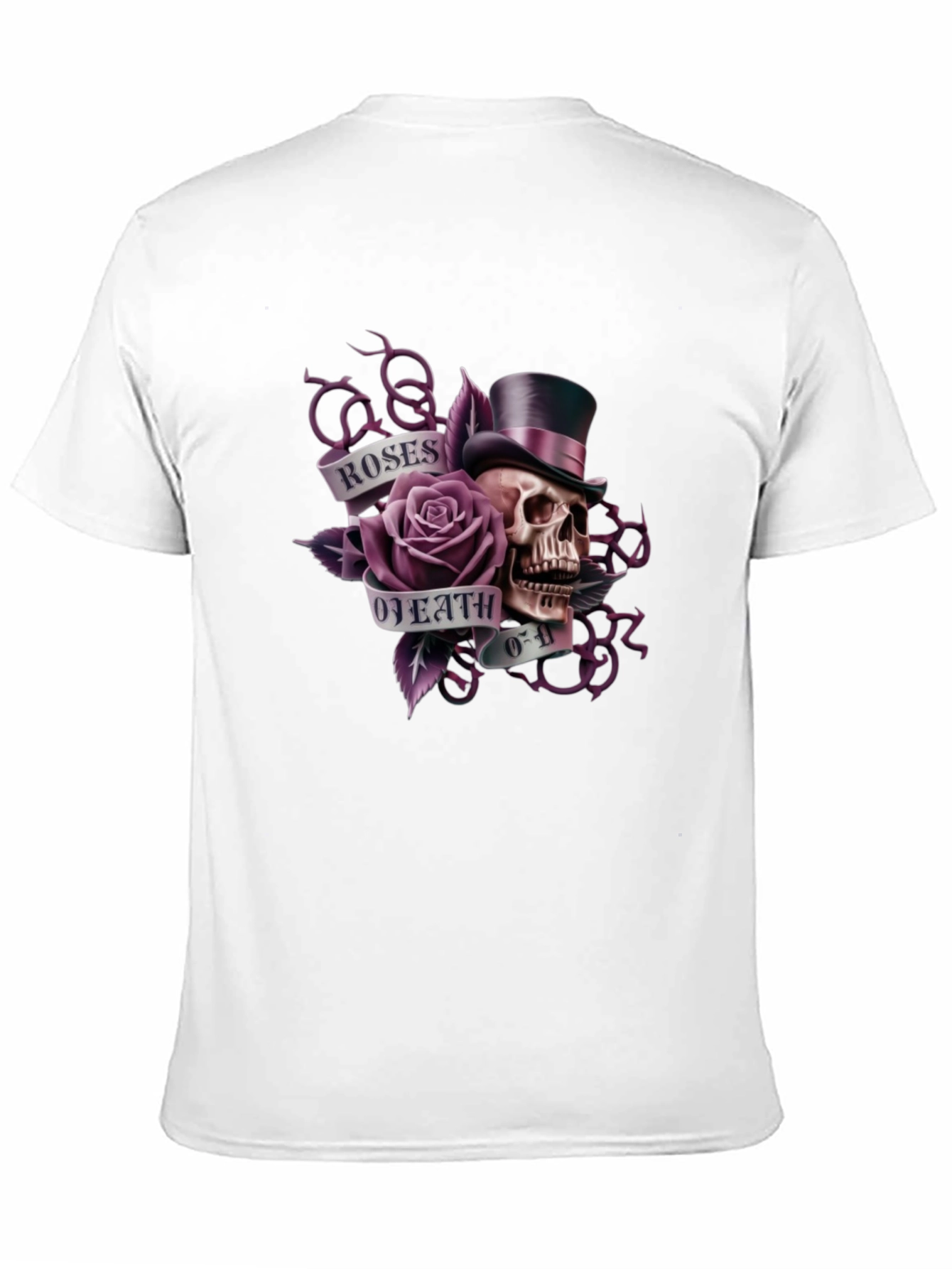 Roses of Death Skull T-Shirt