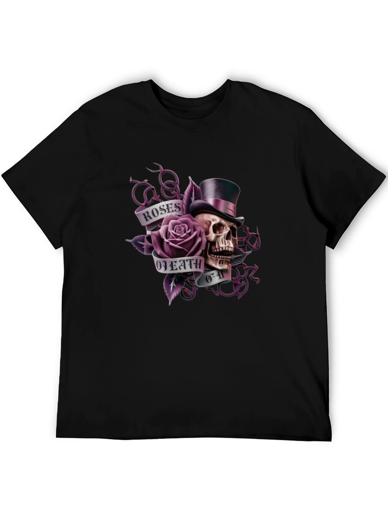 Roses of Death Skull T-Shirt
