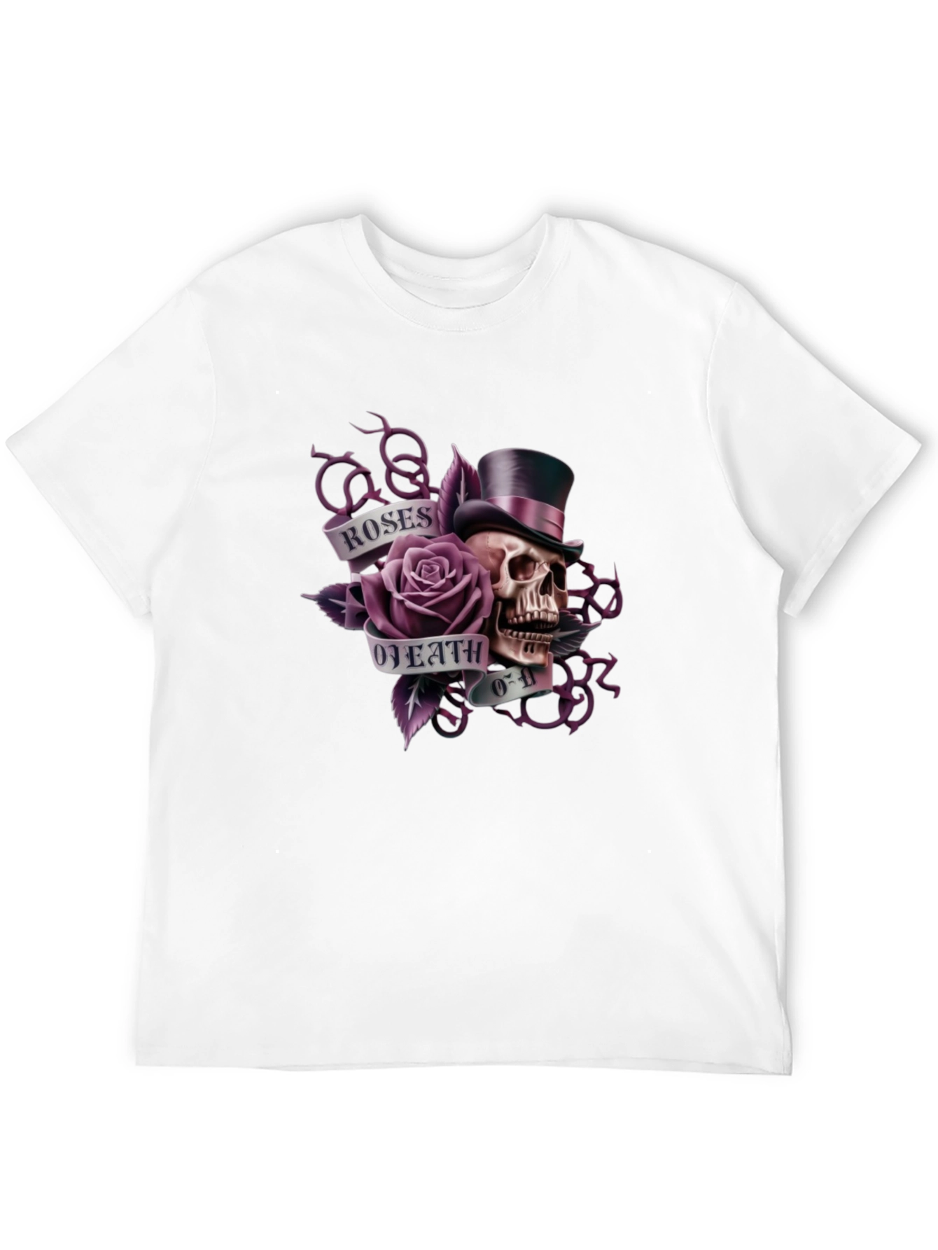 Roses of Death Skull T-Shirt