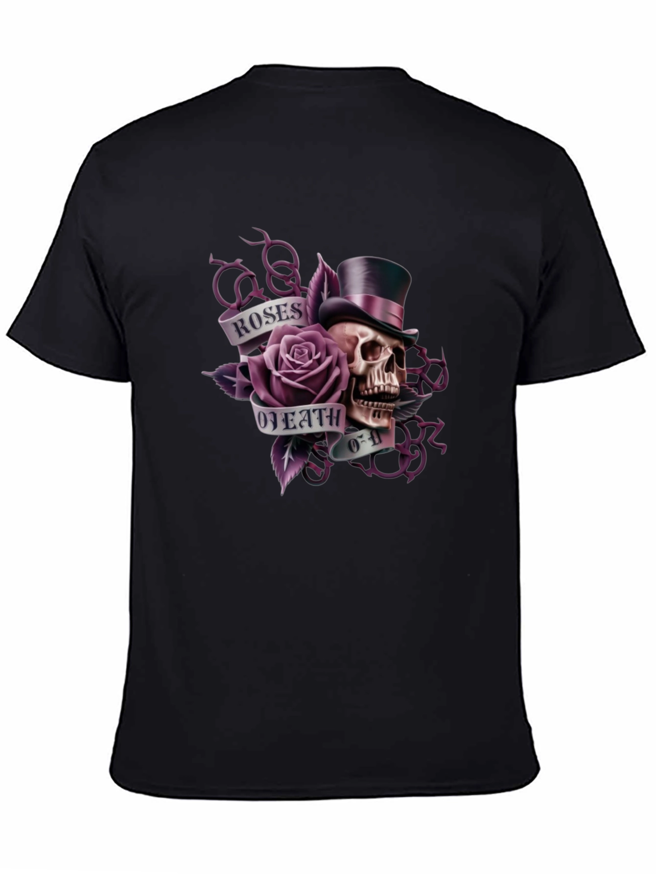 Roses of Death Skull T-Shirt
