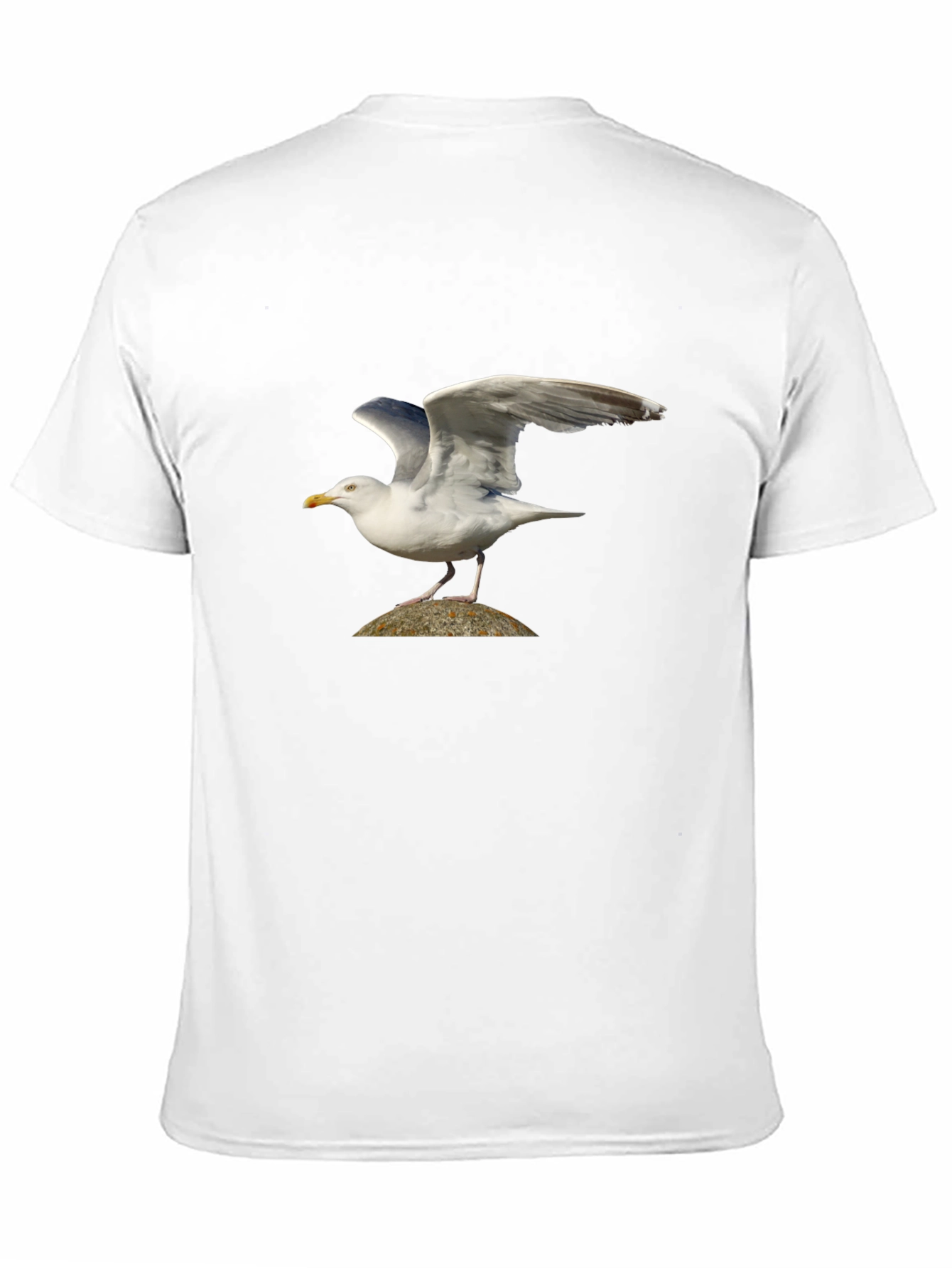 Seagull Graphic Tee - Black Bird Lover Shirt