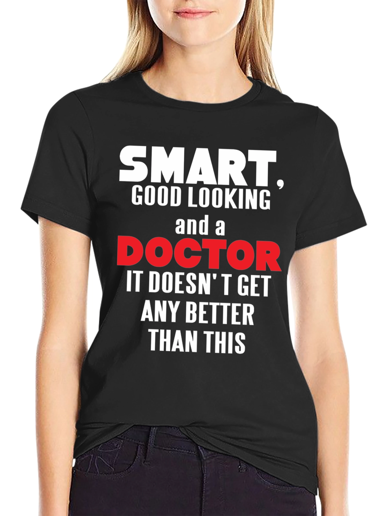 Smart Doctor Graphic T-Shirt Funny Novelty Tee
