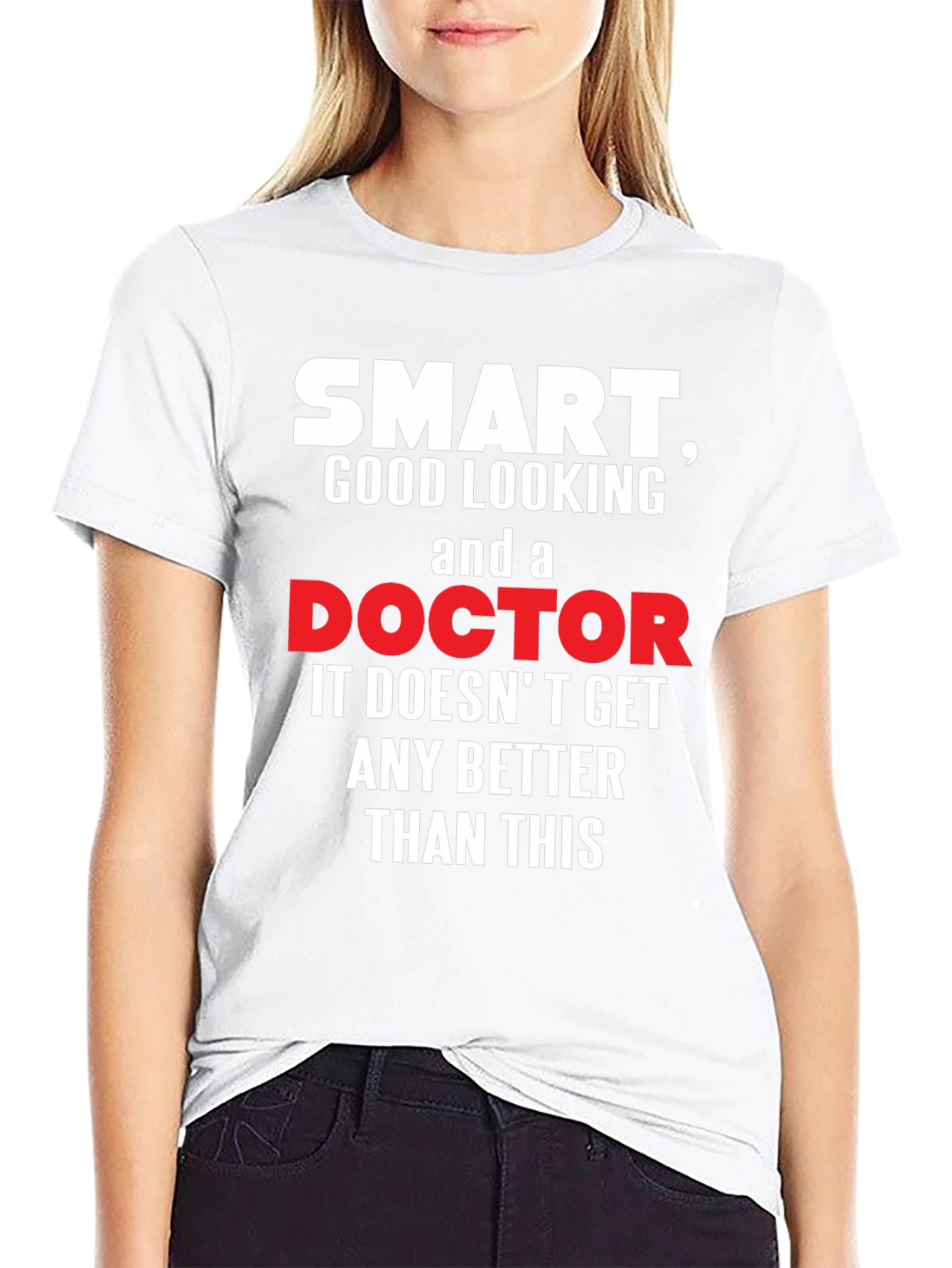 Smart Doctor Graphic T-Shirt Funny Novelty Tee