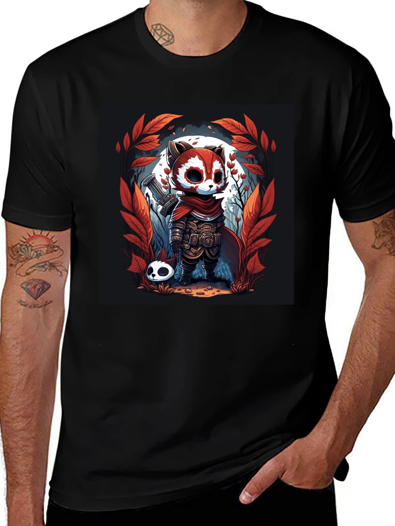 Guardian Raccoon Graphic T-Shirt