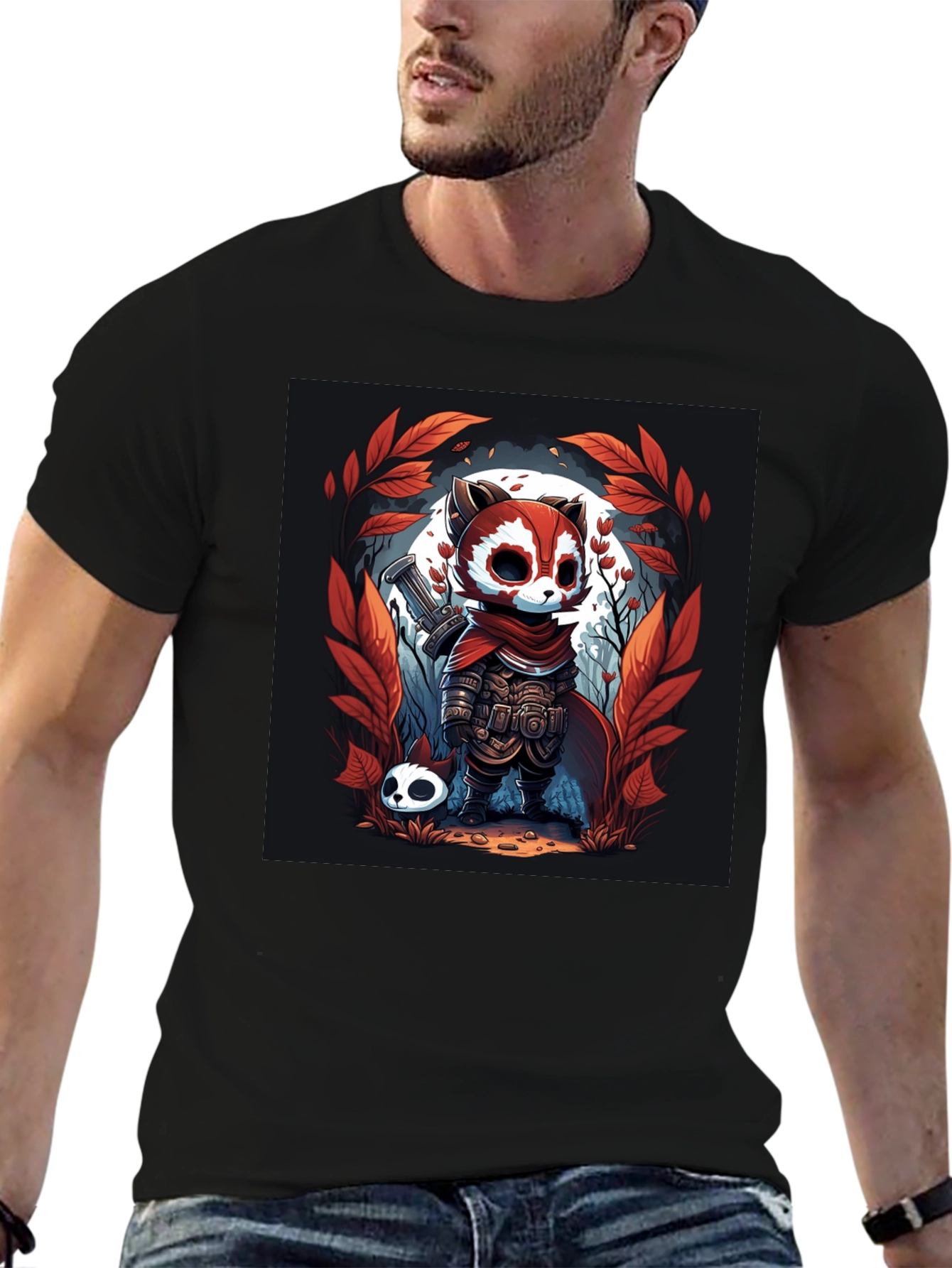 Guardian Raccoon Graphic T-Shirt