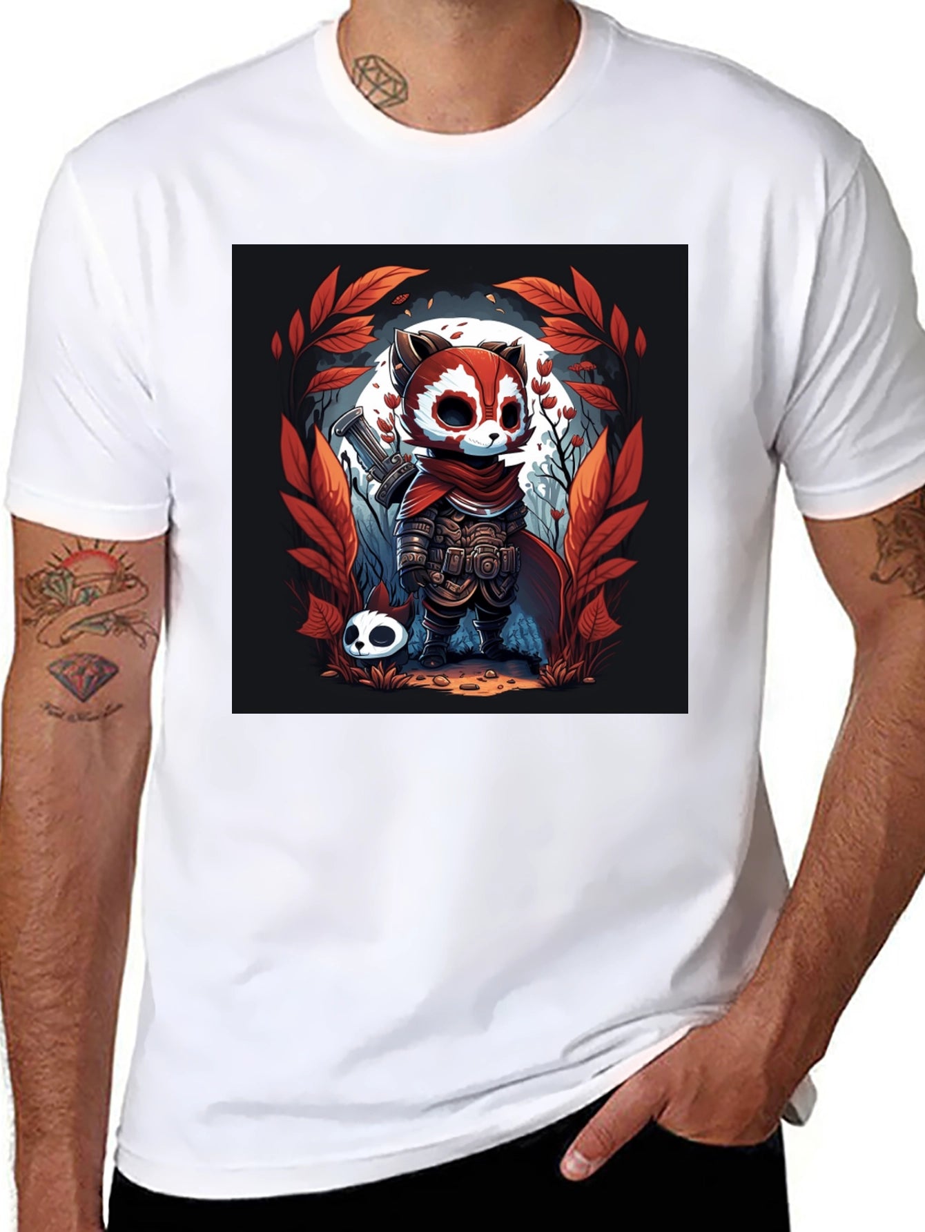 Guardian Raccoon Graphic T-Shirt