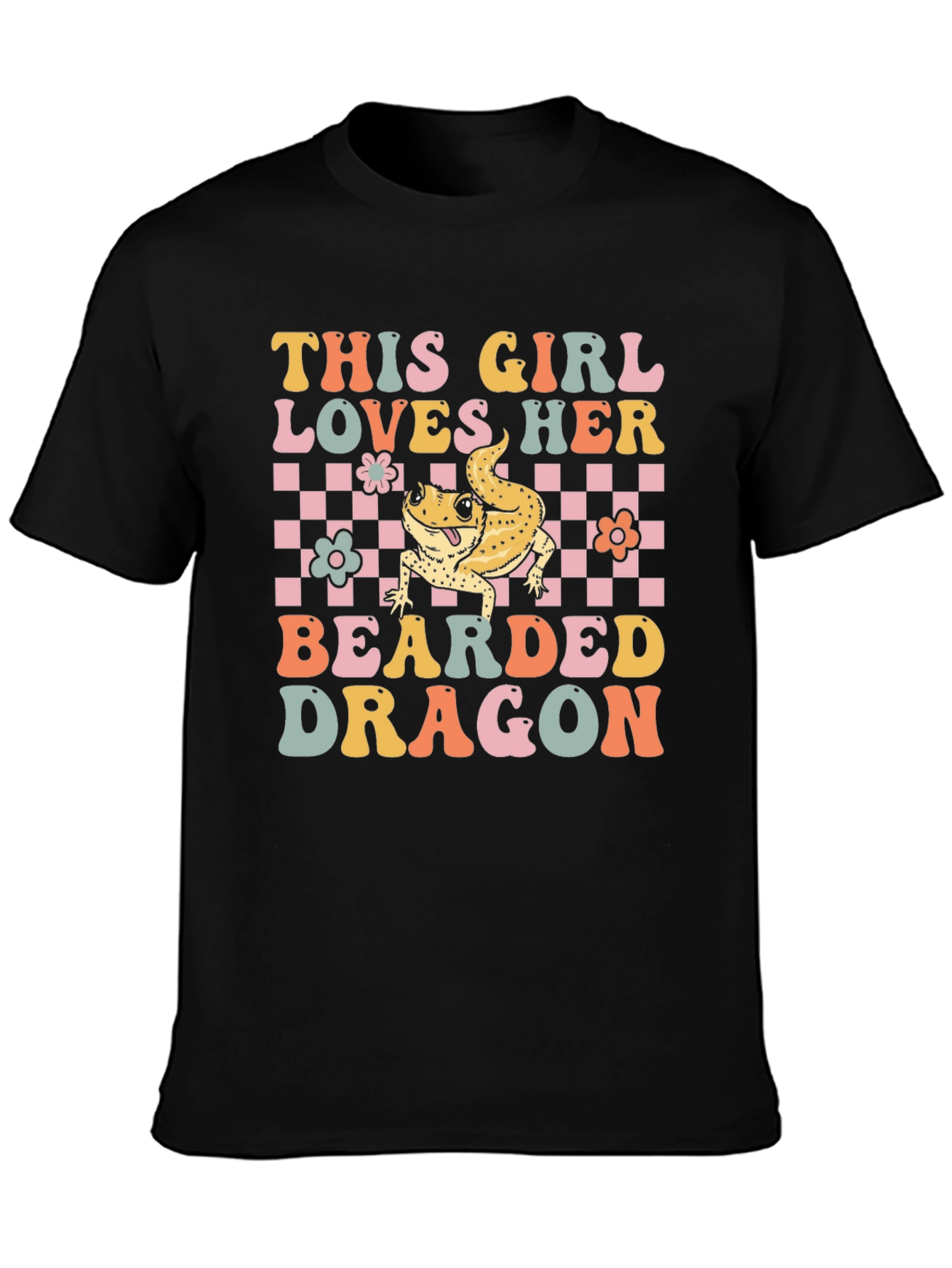 Girl Loves Bearded Dragon T-Shirt