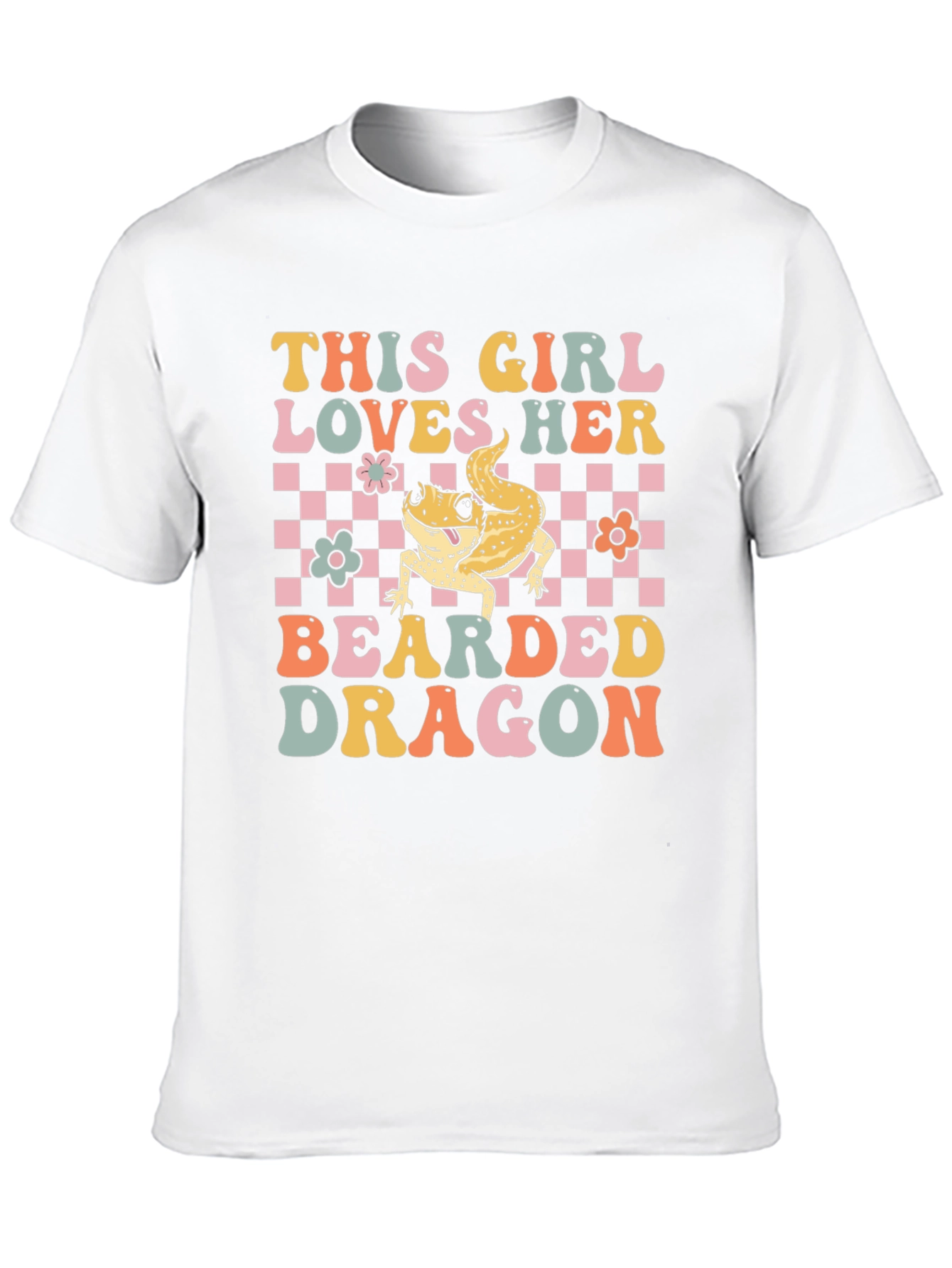 Girl Loves Bearded Dragon T-Shirt
