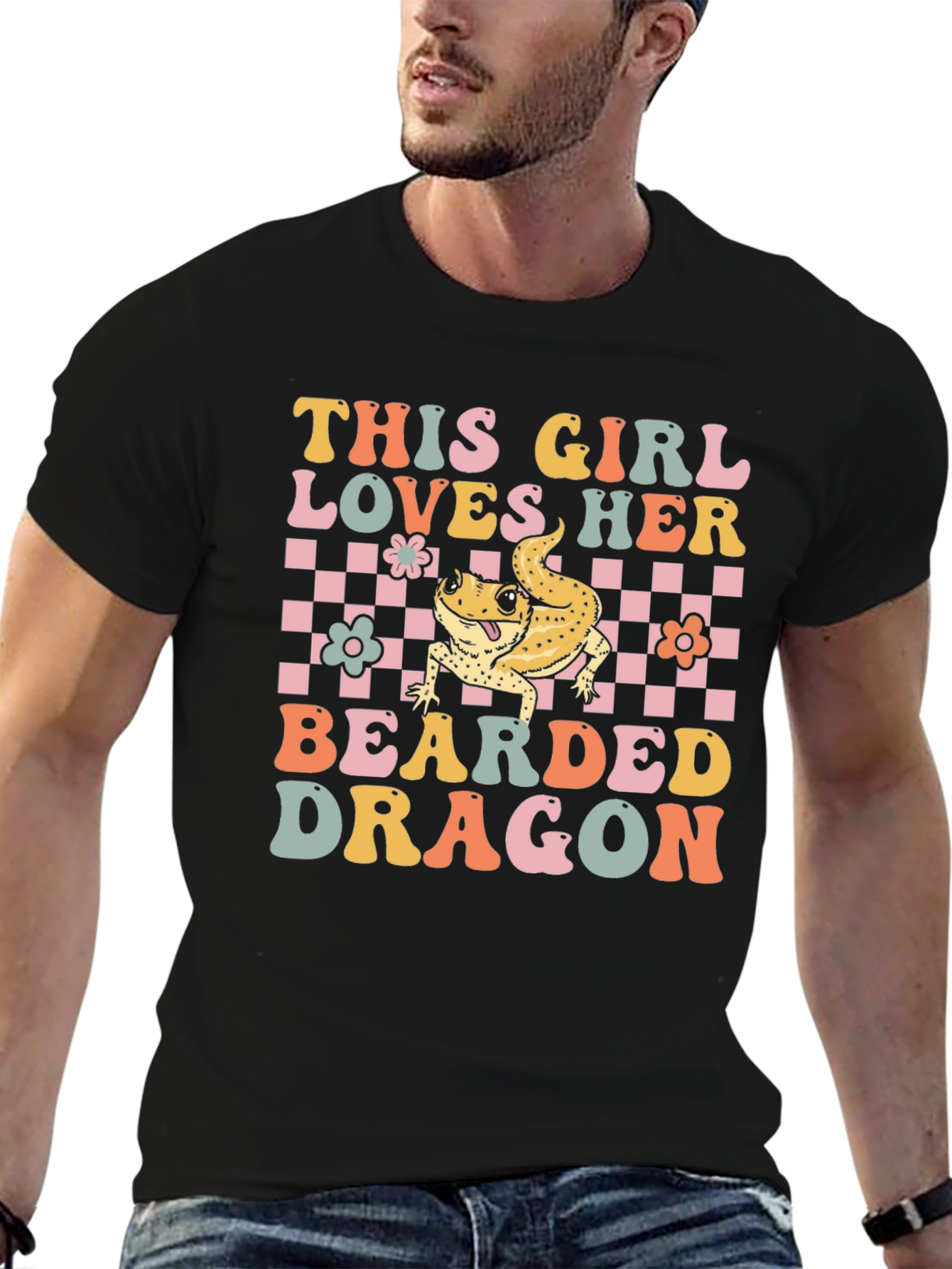 Girl Loves Bearded Dragon T-Shirt