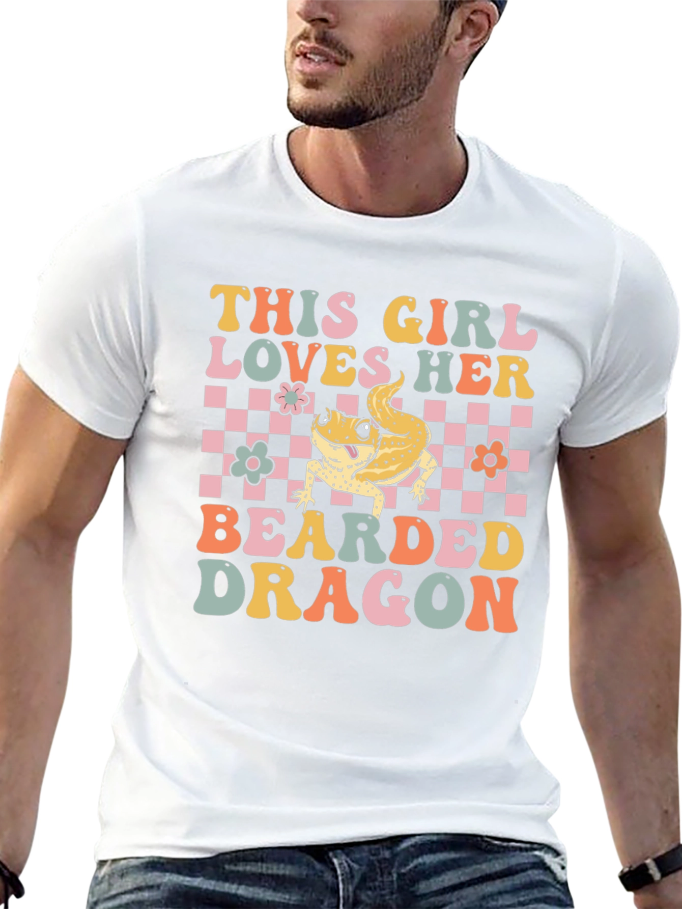 Girl Loves Bearded Dragon T-Shirt