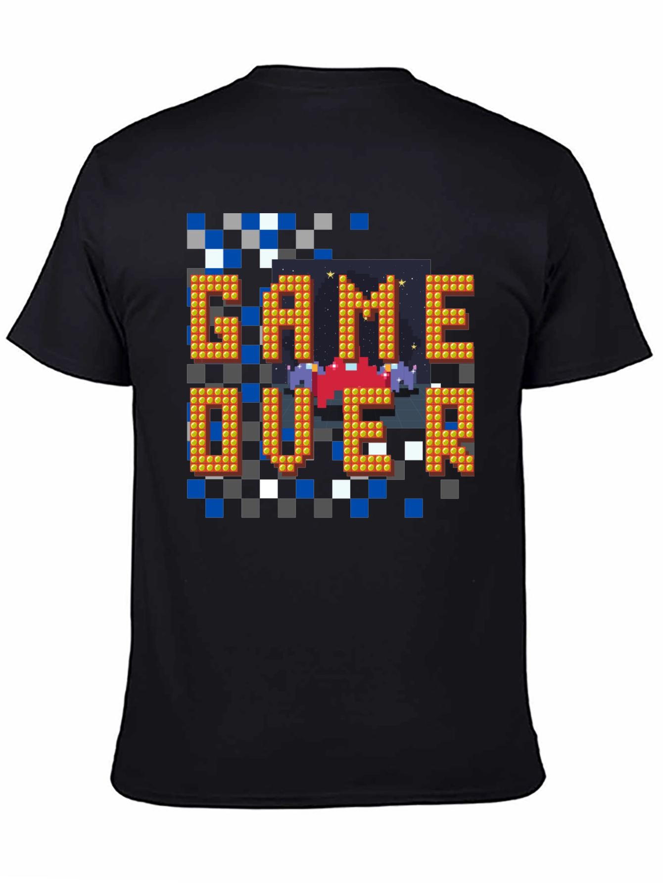Game Over Pixel Art T-Shirt - Retro Gaming Style