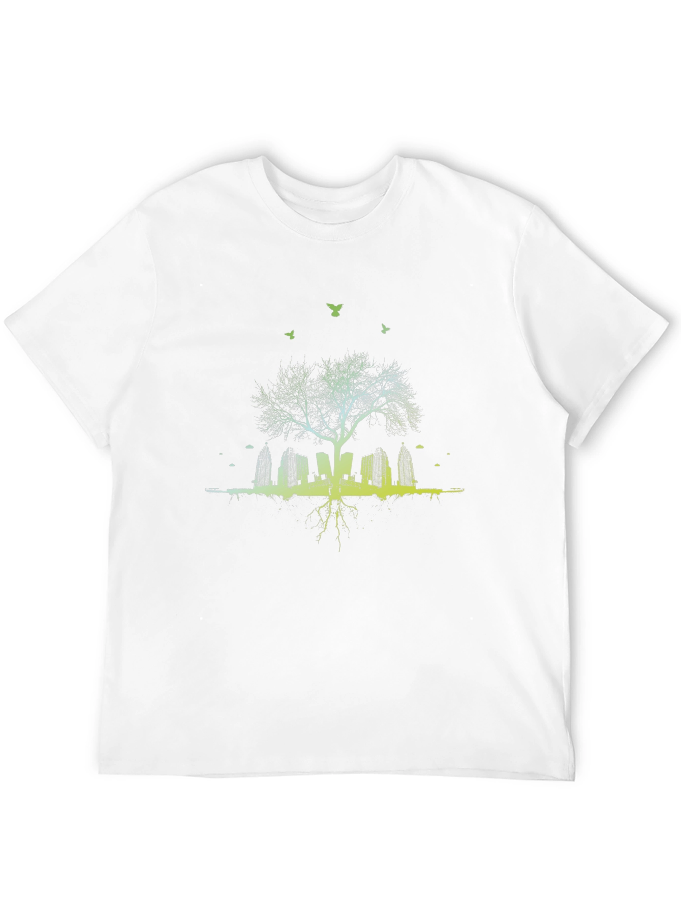 Urban Tree Graphic Black T-Shirt