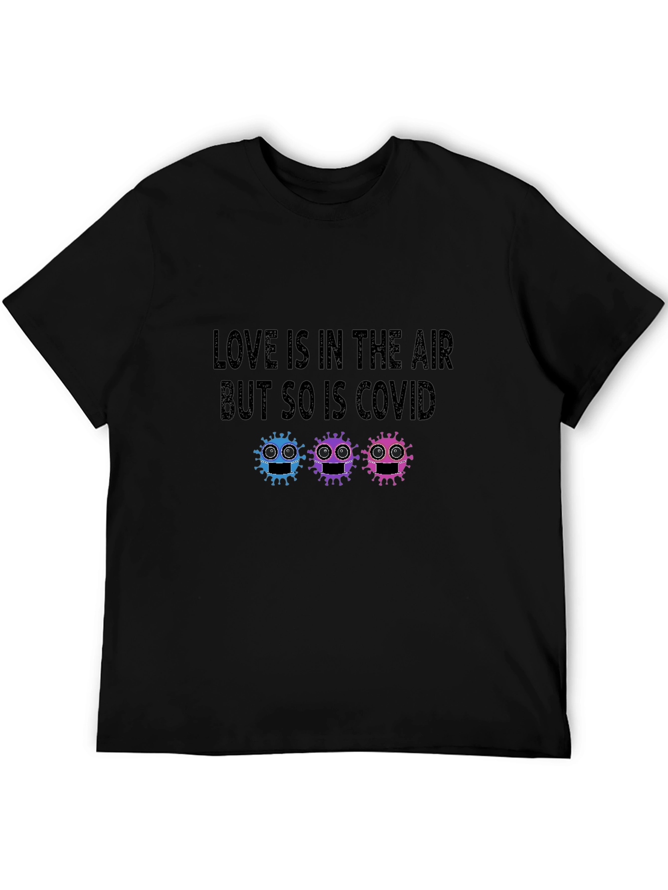 Love & COVID Graphic Tee - Funny Virus T-Shirt