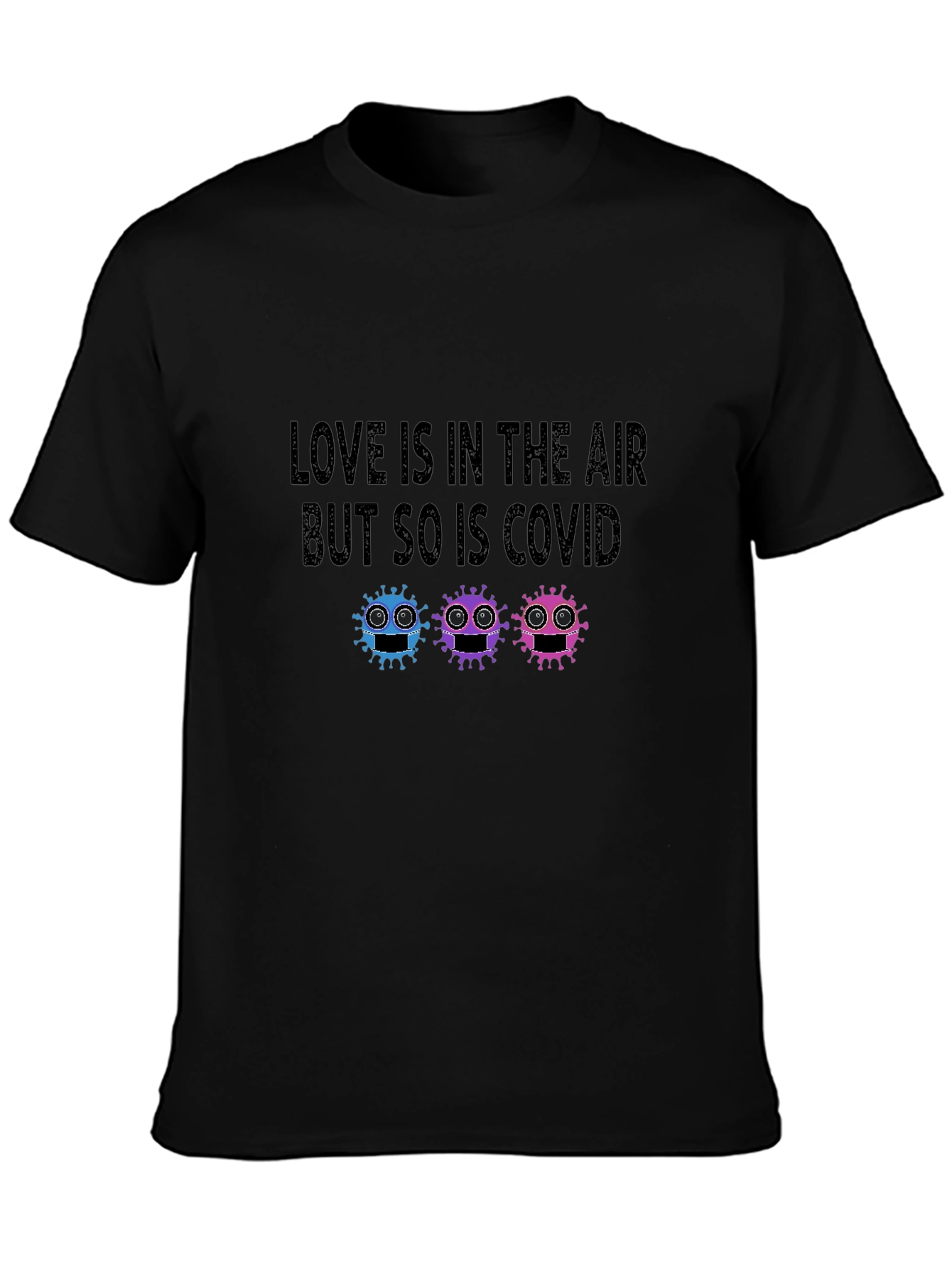 Love & COVID Graphic Tee - Funny Virus T-Shirt