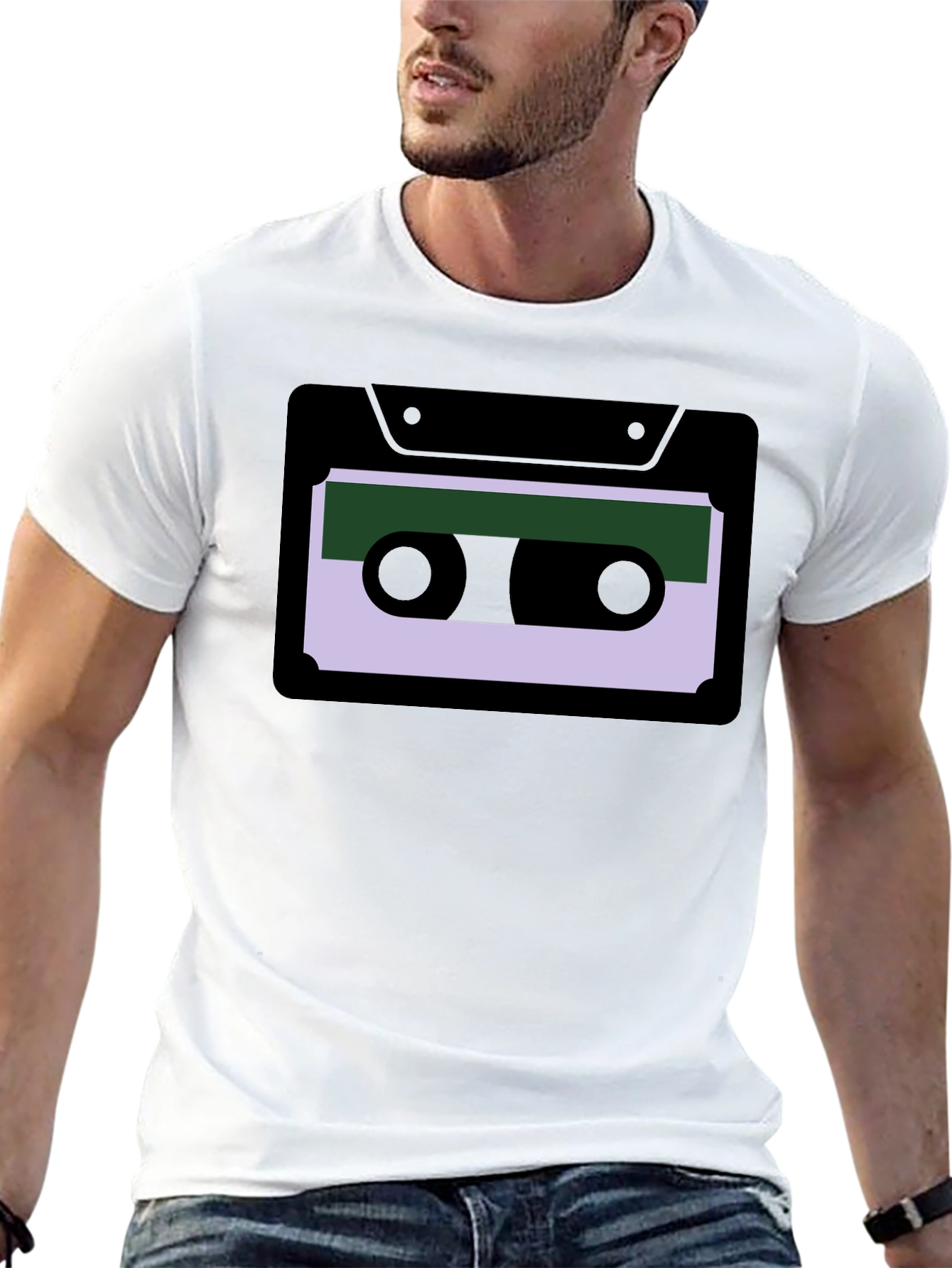 Retro Cassette Tape Graphic T-Shirt