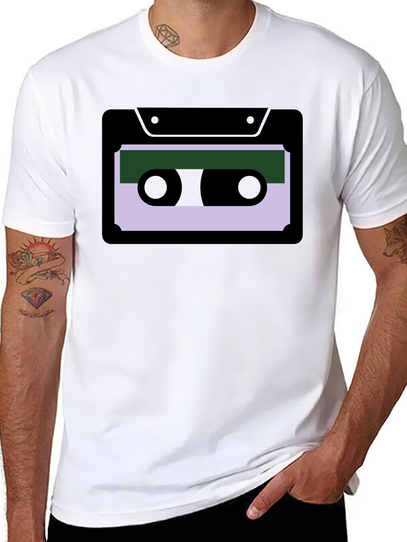 Retro Cassette Tape Graphic T-Shirt