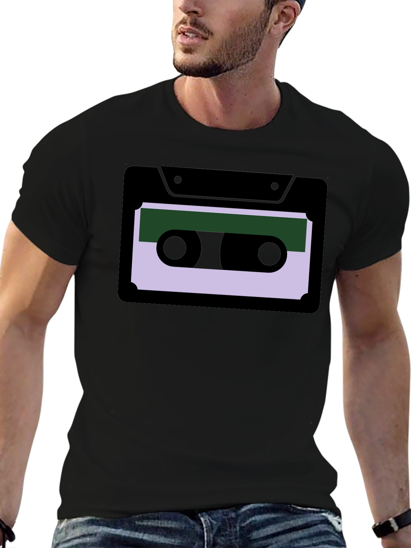 Retro Cassette Tape Graphic T-Shirt