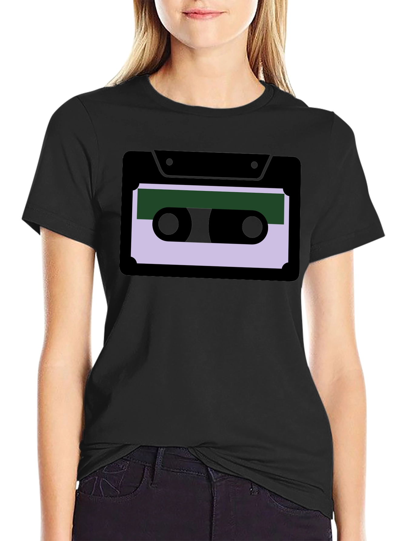 Retro Cassette Tape Graphic T-Shirt