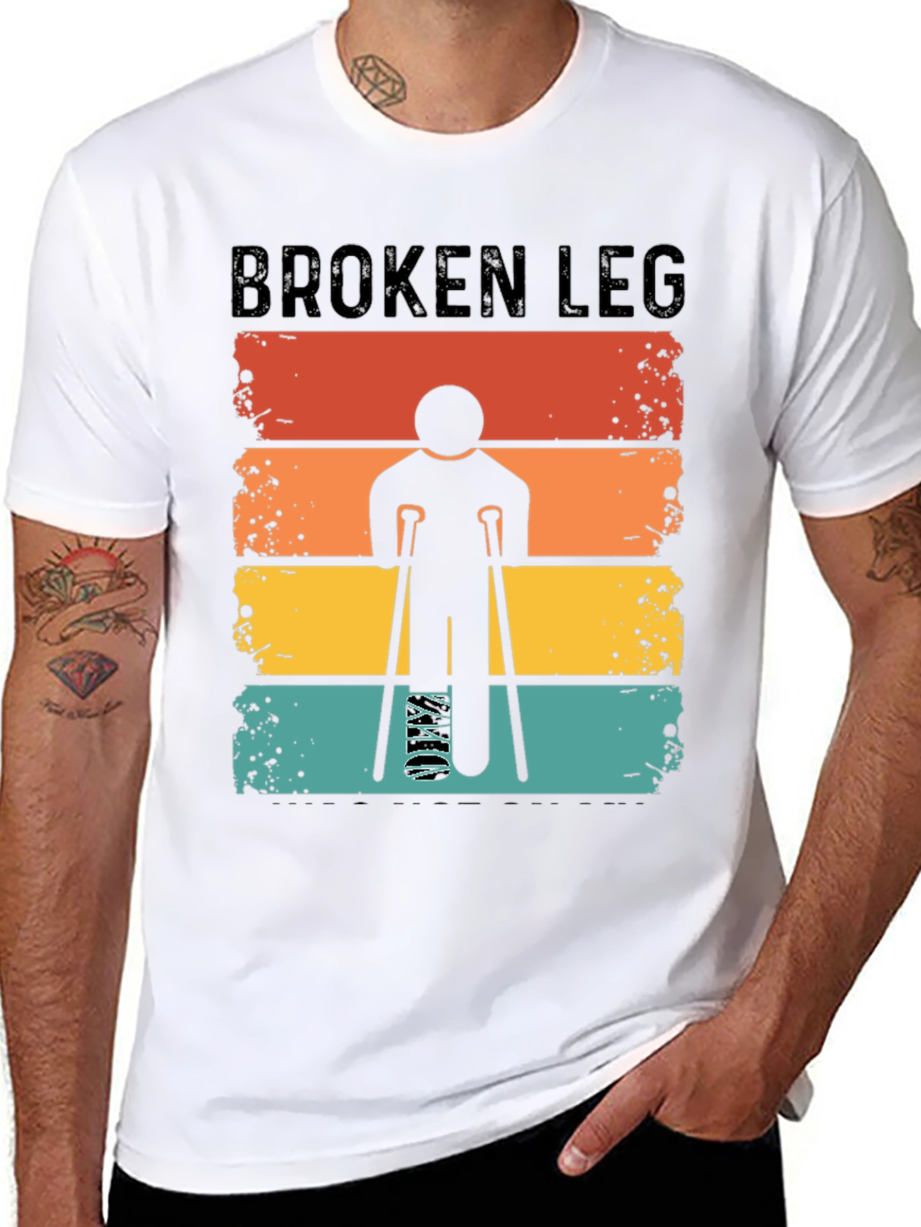 Broken Leg Graphic Tee - Comfort & Style
