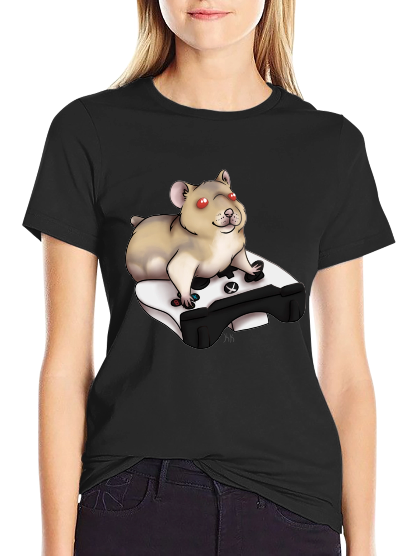 Hamster Gamer T-Shirt - Funny Animal Tee