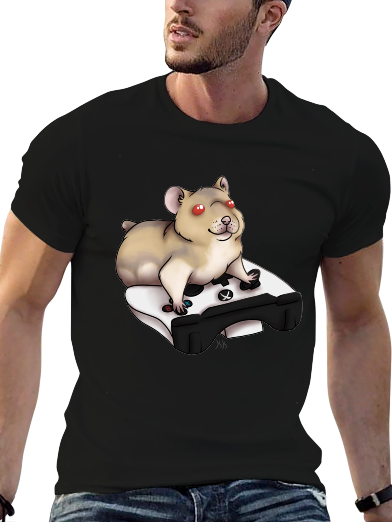 Hamster Gamer T-Shirt - Funny Animal Tee