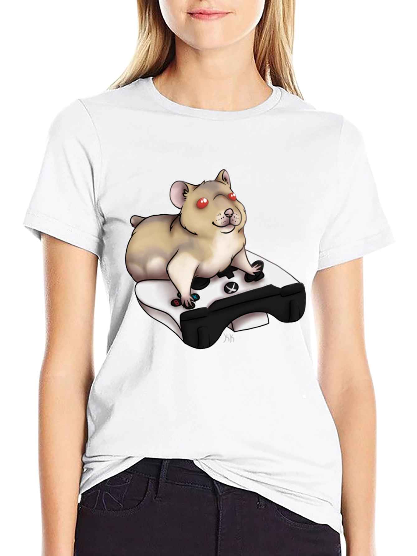 Hamster Gamer T-Shirt - Funny Animal Tee