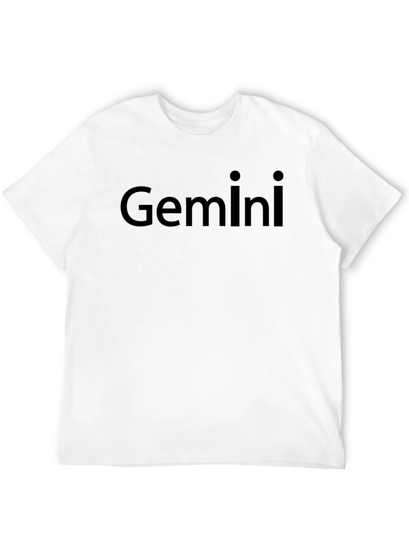 Gemini Zodiac Black Tee