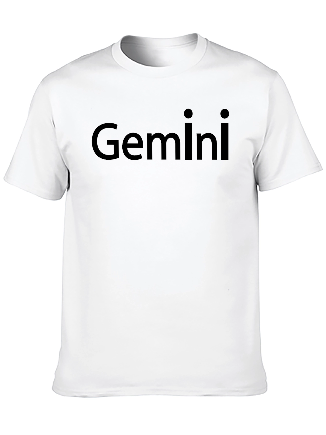 Gemini Zodiac Black Tee