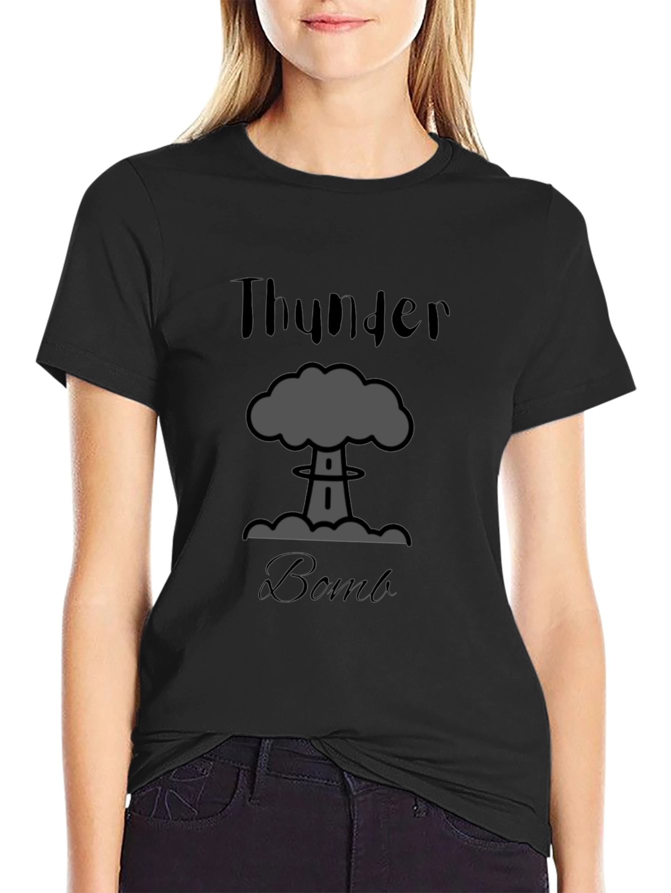 Thunder Bomb Graphic Tee - Bold Statement T-Shirt