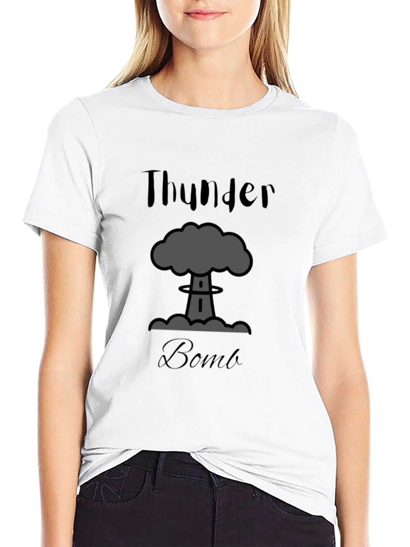Thunder Bomb Graphic Tee - Bold Statement T-Shirt