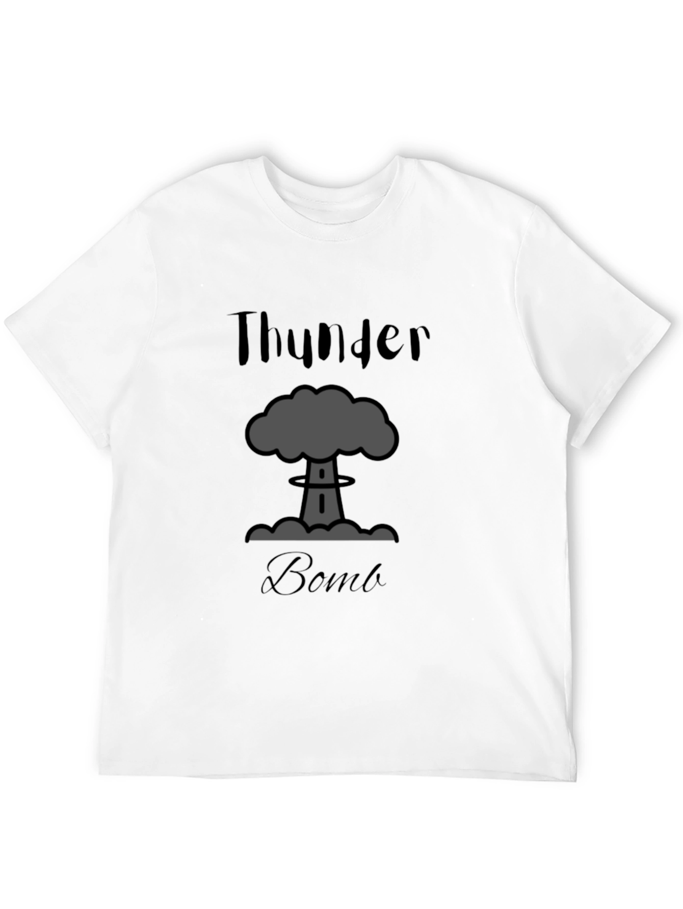 Thunder Bomb Graphic Tee - Bold Statement T-Shirt