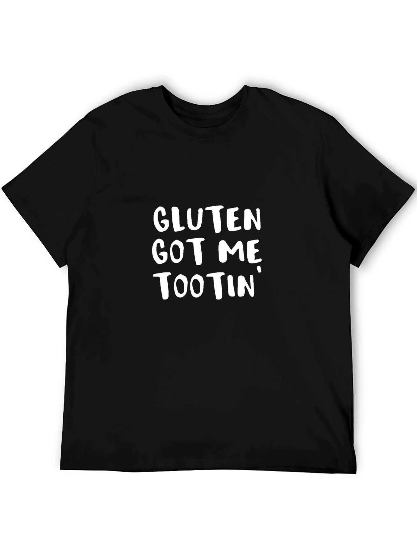Gluten Got Me Tootin Graphic Tee - Funny T-Shirt
