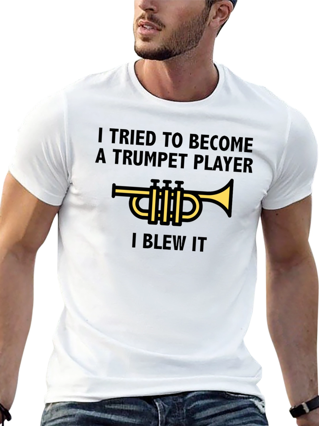 Trumpet Player T-Shirt - Funny Music Tee
